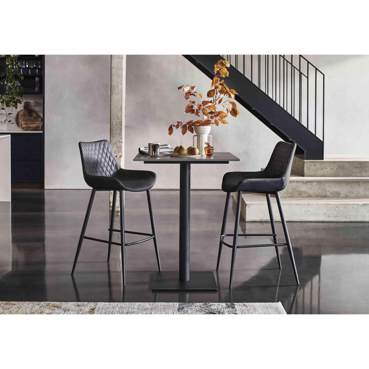 Ion Table with 2 Bar Stools - Light Brown – image 2