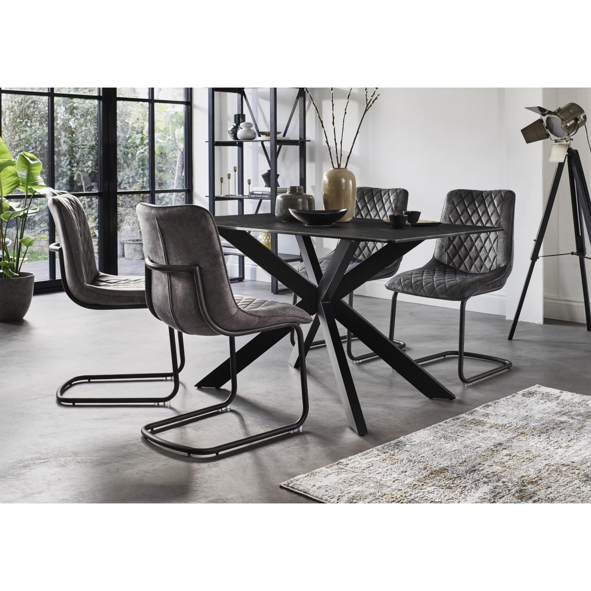 Creed Small Table and 4 Chairs Dining Set – image 2