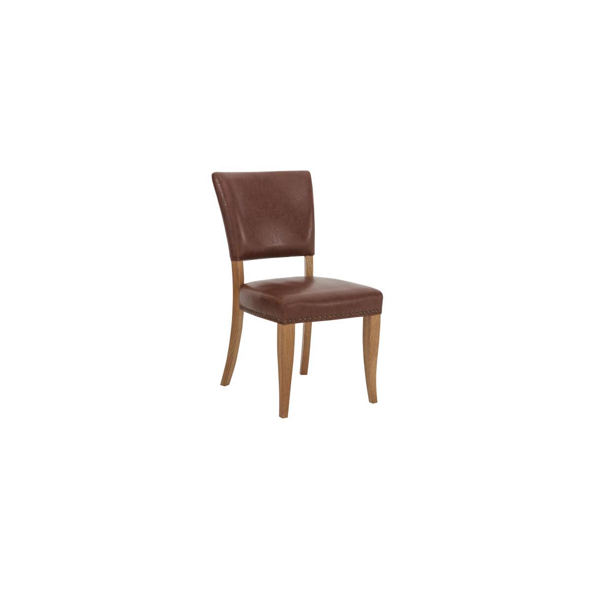 Pattern Extending Parquet Dining Table and 4 Chairs - Brown – image 5
