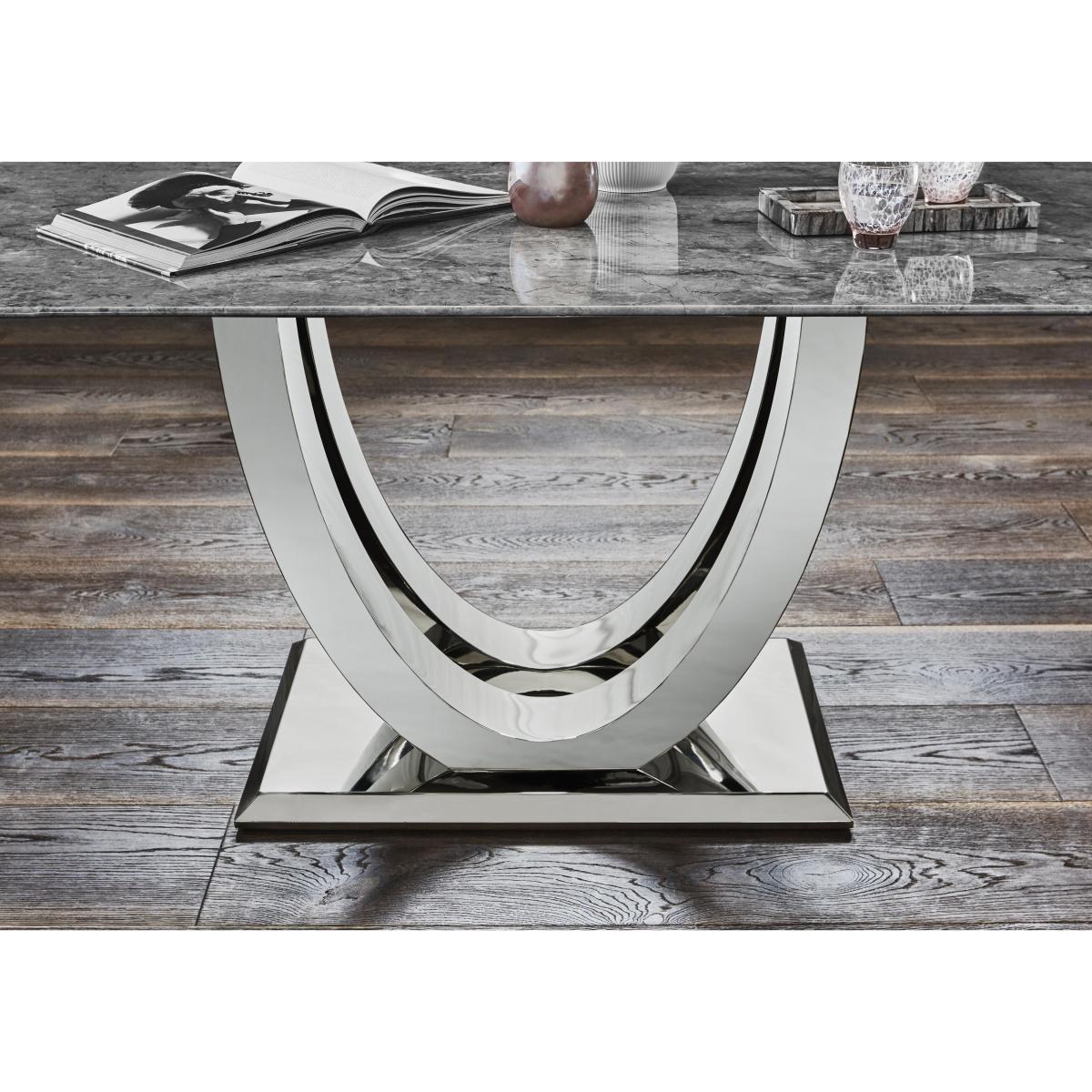 Donnie Dining Table, Bench and 2 Chairs - Grey – image 4