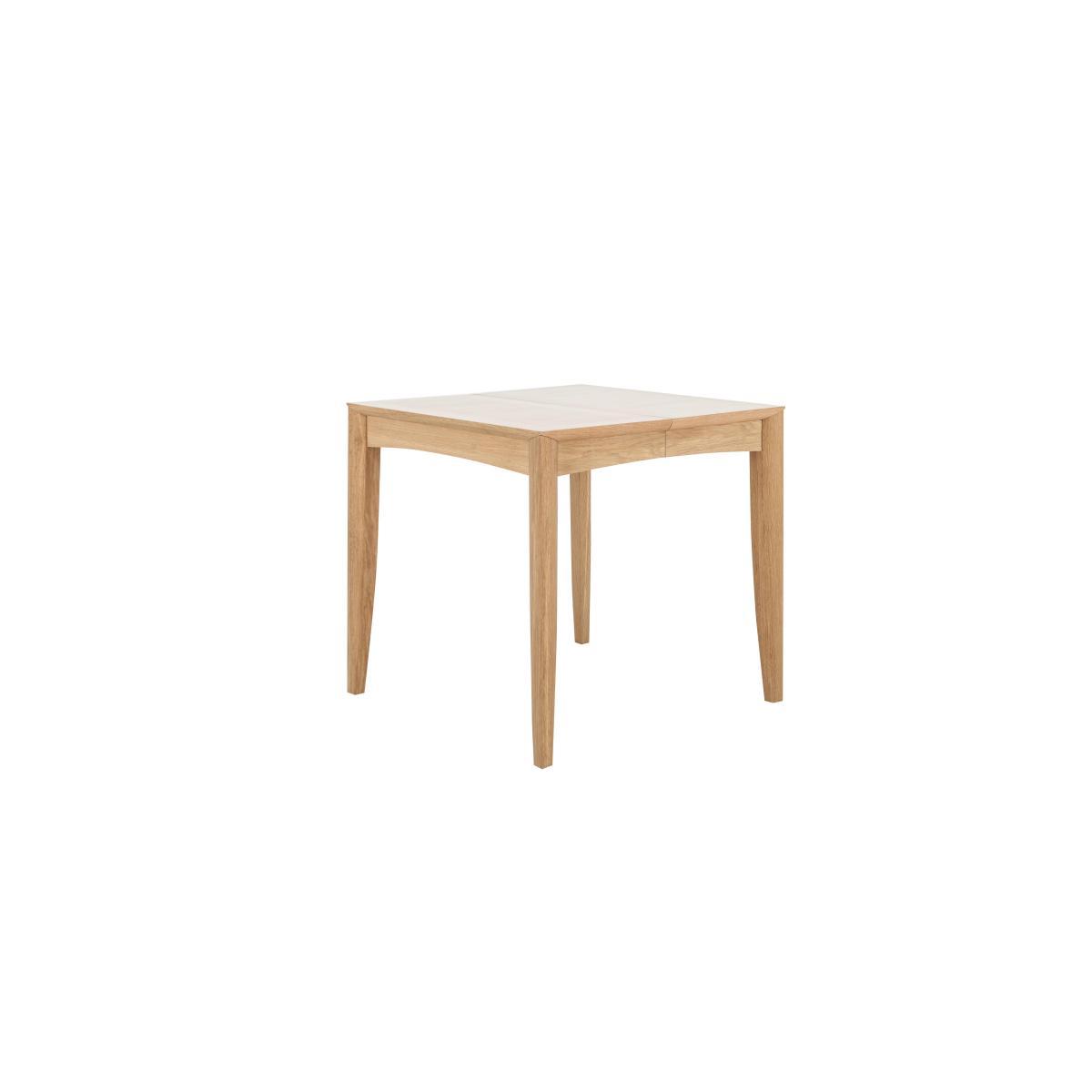 Duplex Small Extending Dining Table with 2 Upholstered Chairs – image 4