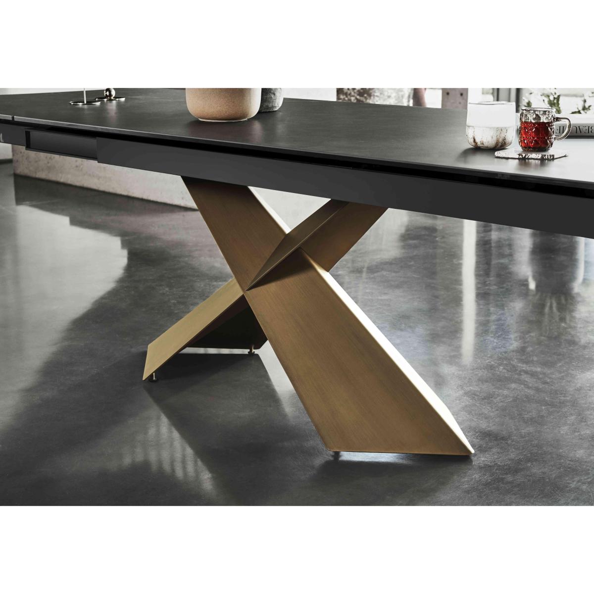 Veyron Extending Dining Table with 4 Chairs - Grey – image 5