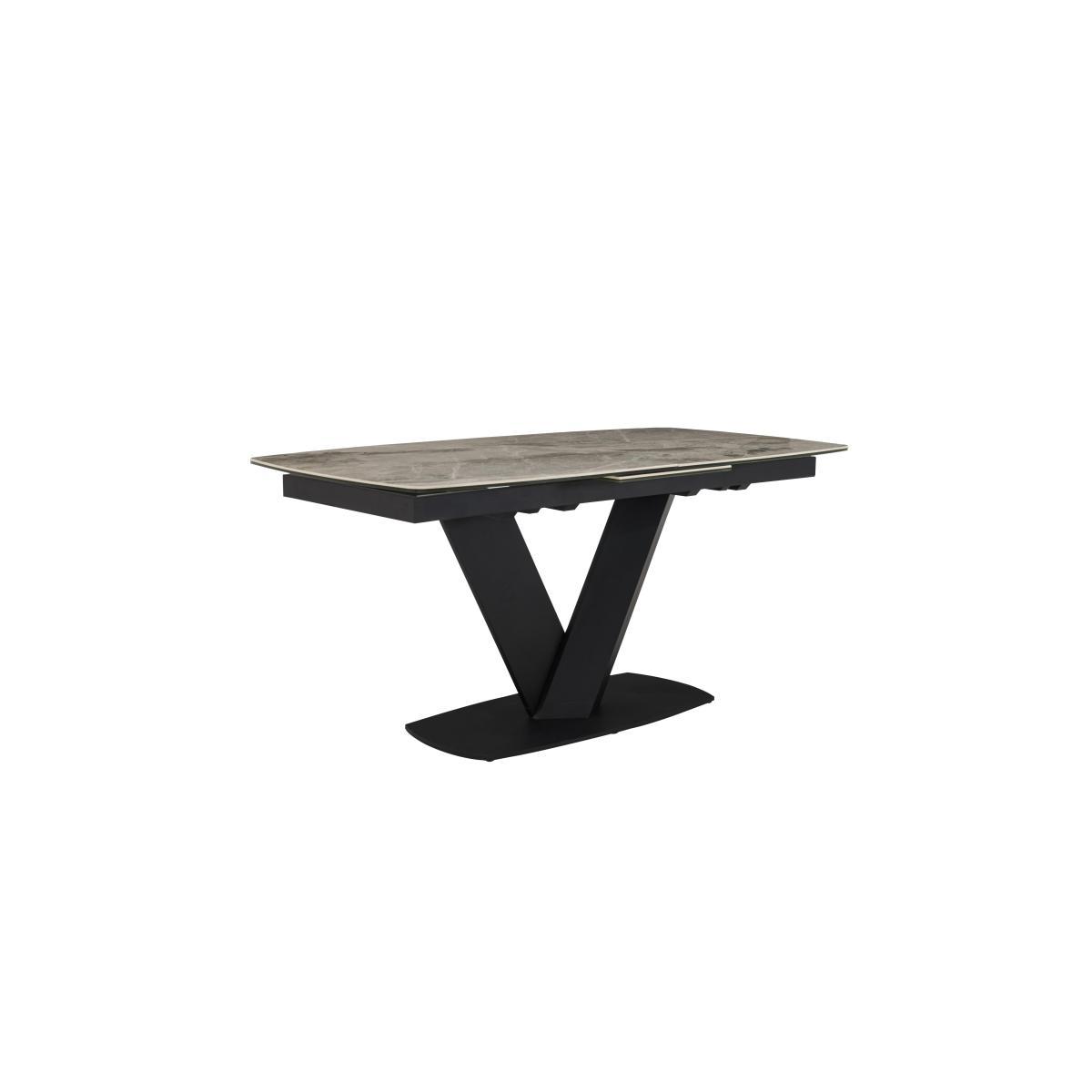 Merlin Extending Dining Table and 6 Chairs - Grey – image 10