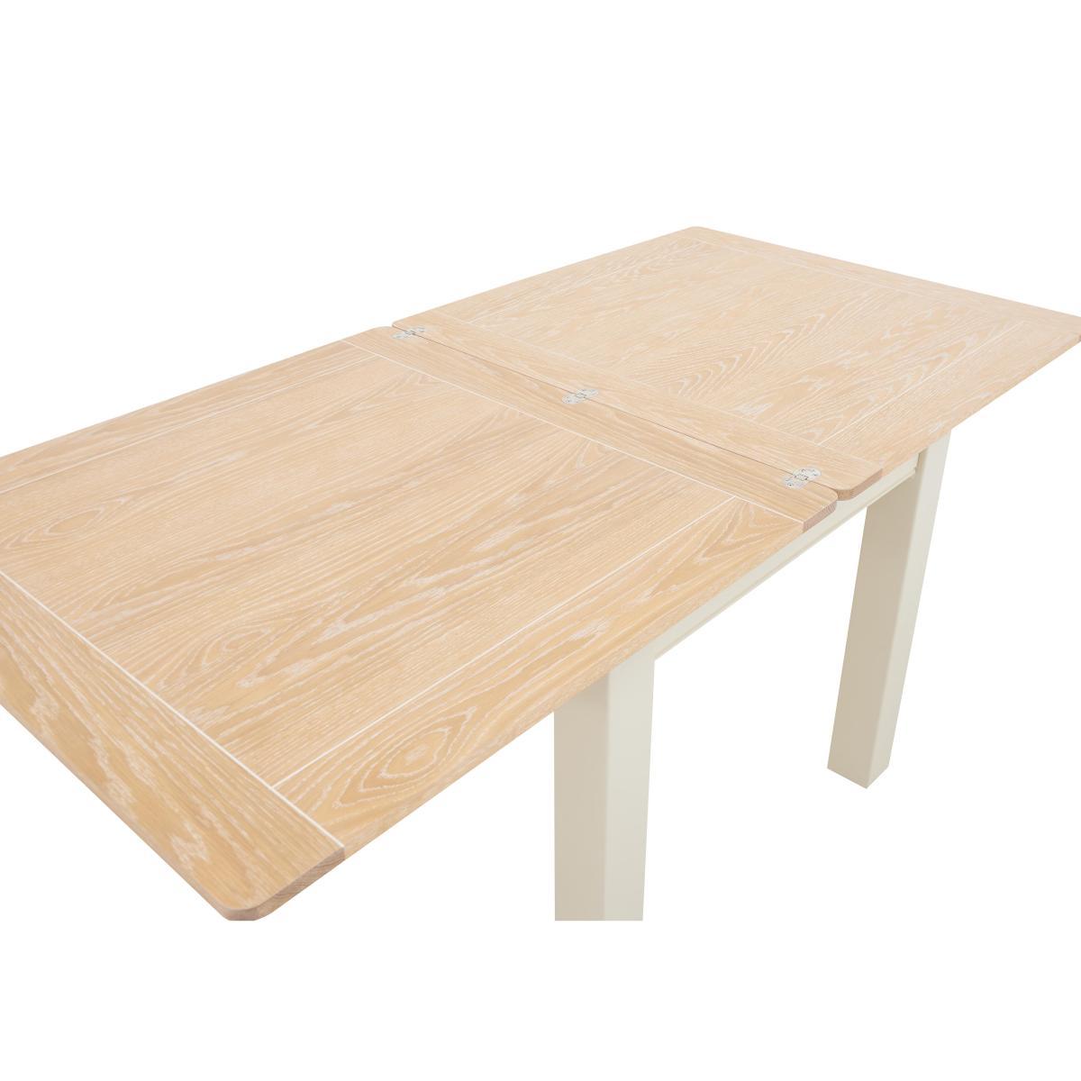 Furnitureland - Angeles Flip Top Extending Dining Table and 4 Wooden Dining Chairs – image 8