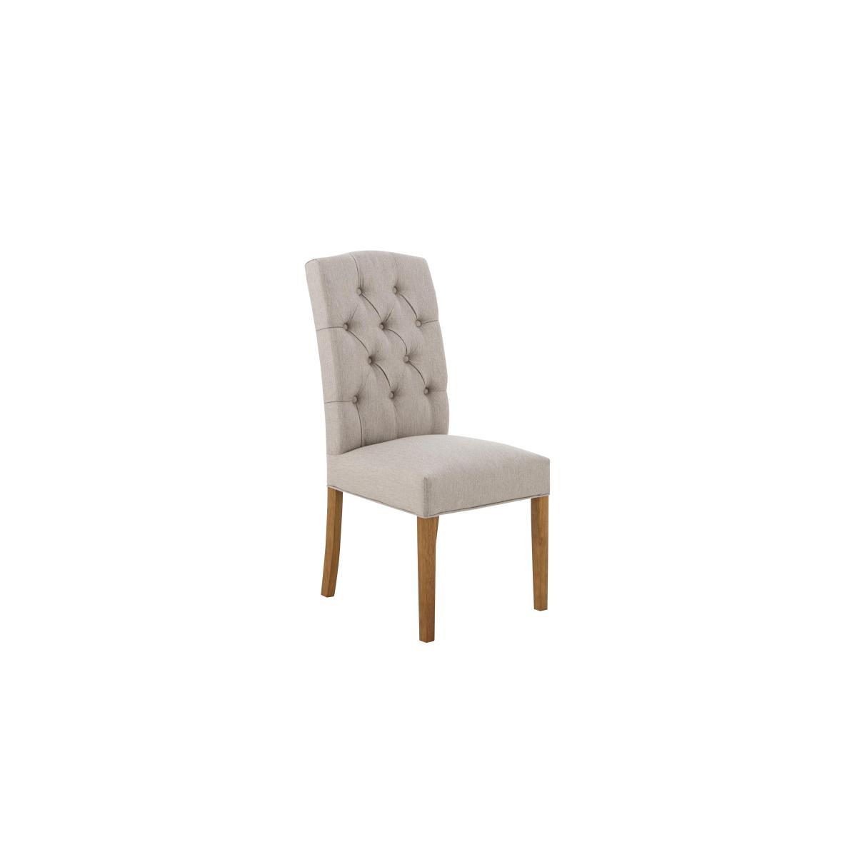 Furnitureland - California Solid Oak Flip Top Extending Table and 4 Button Back Upholstered Chairs – image 10