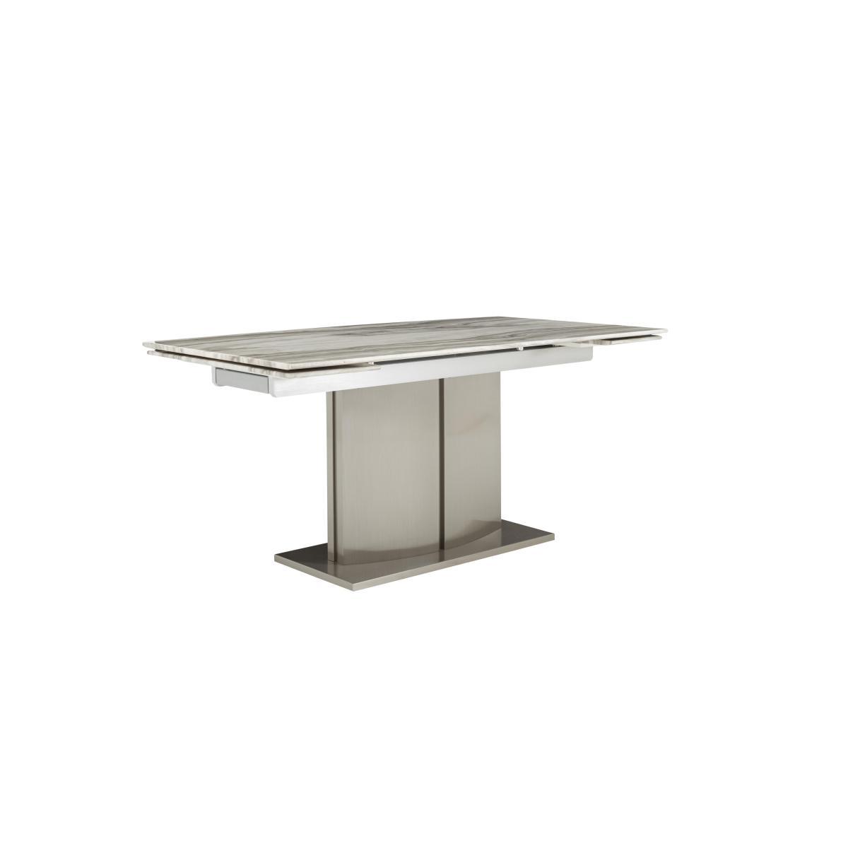 Arabella Extending Dining Table and 4 Dining Chairs - Silver – image 3