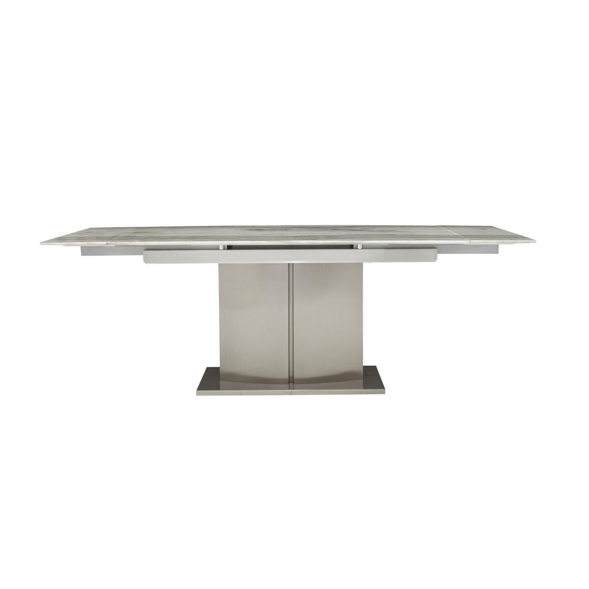 Arabella Extending Dining Table and 4 Dining Chairs - Silver – image 4