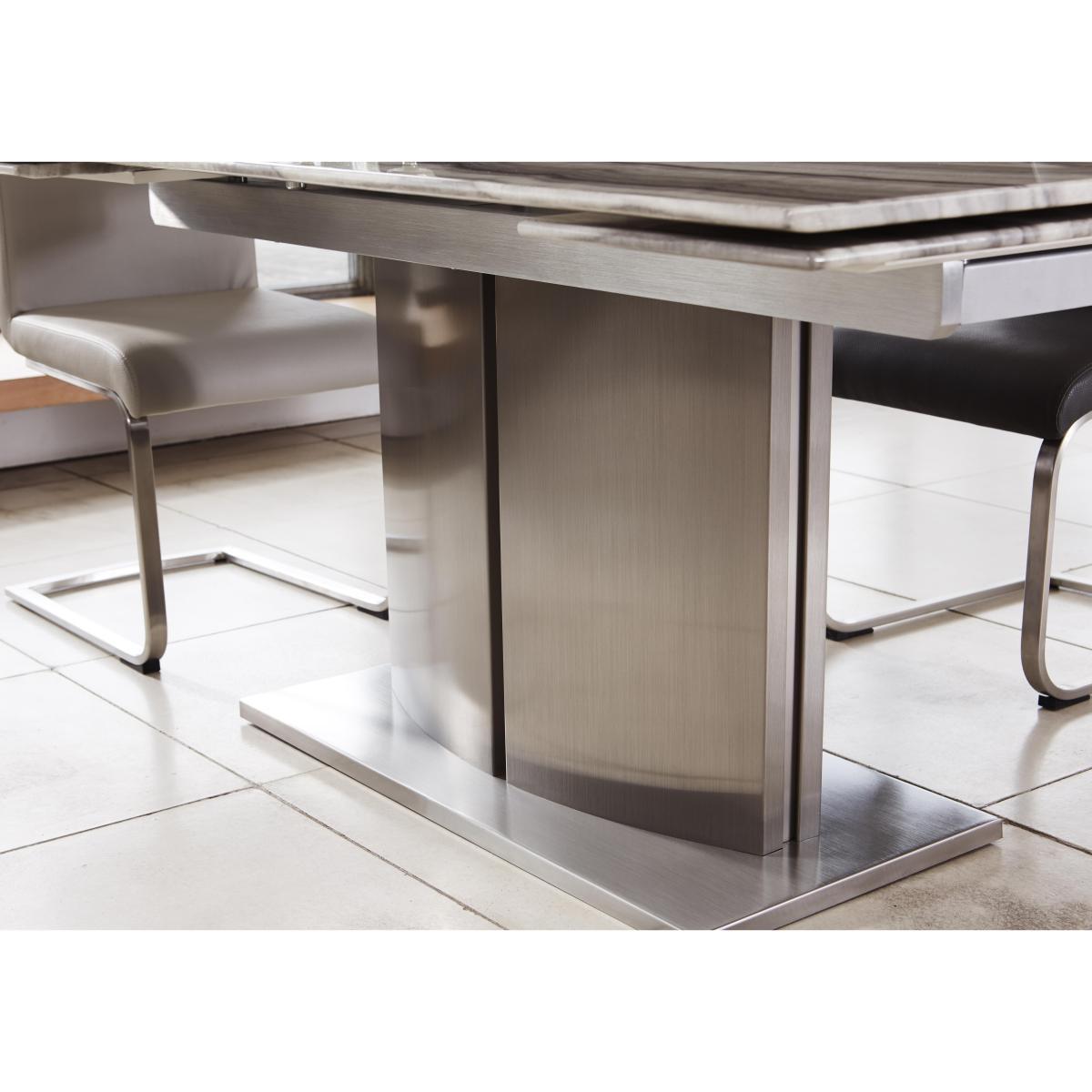 Arabella Extending Dining Table and 4 Dining Chairs - Silver – image 7
