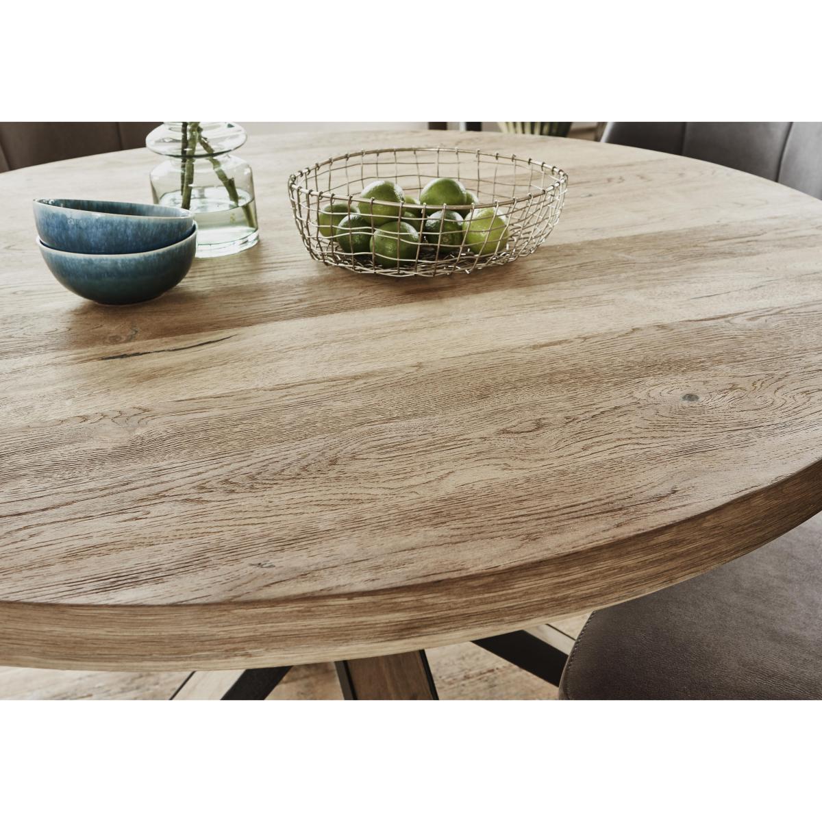 Habufa - Detroit Round Dining Table and 6 Scott Dining Chairs – image 2