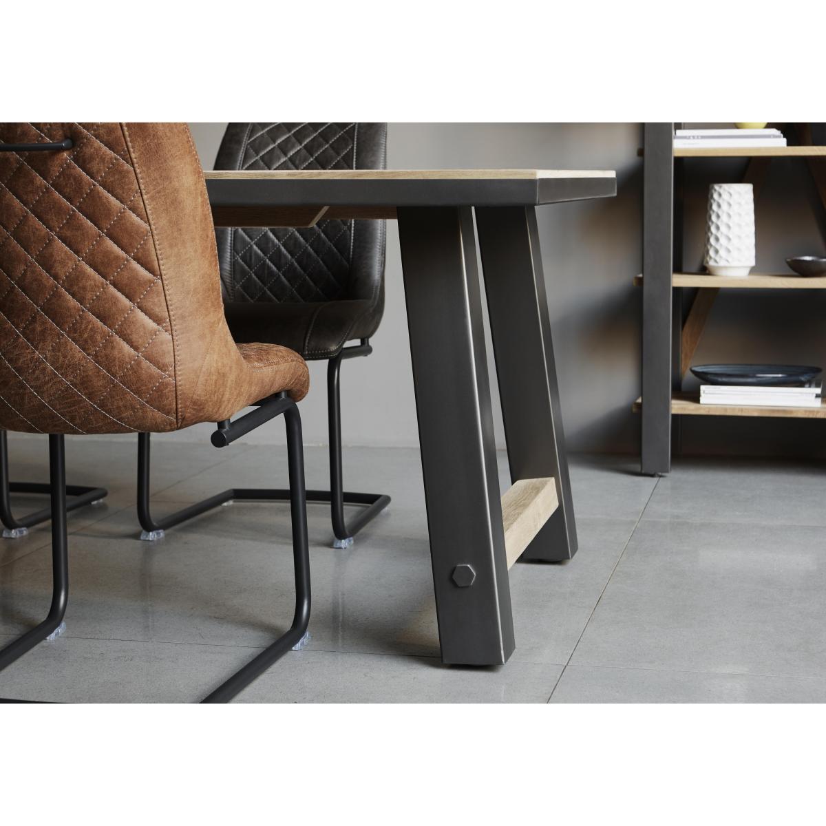 Baltimore Dining Table and 6 Dining Chairs Set - 210-cm – image 4