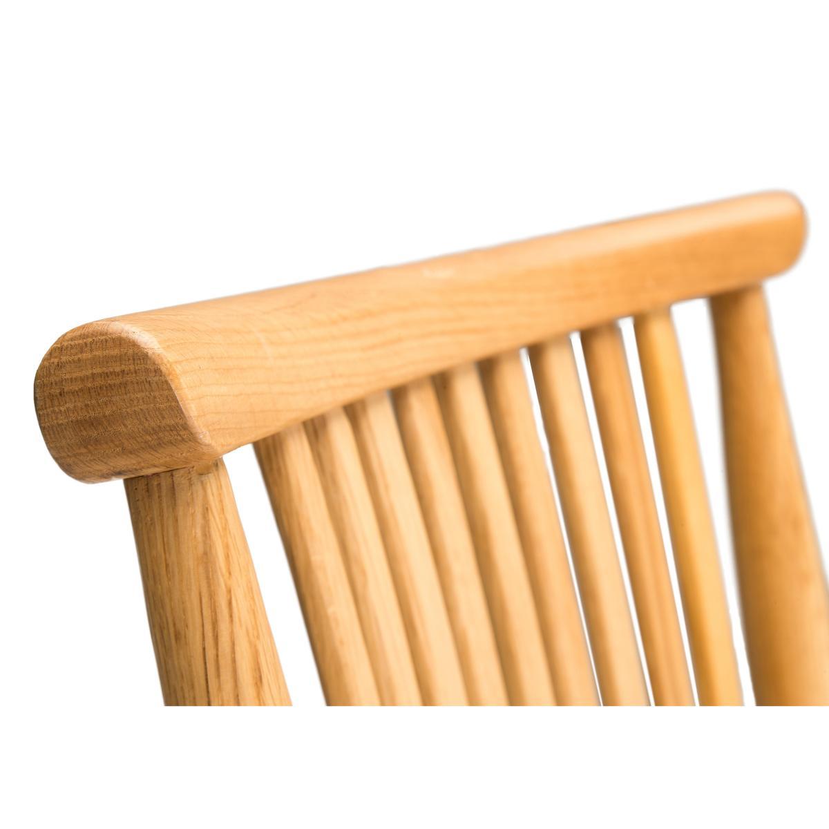 Ercol - Teramo Medium Dining Table and 4 Slatted Chairs - Brown – image 4
