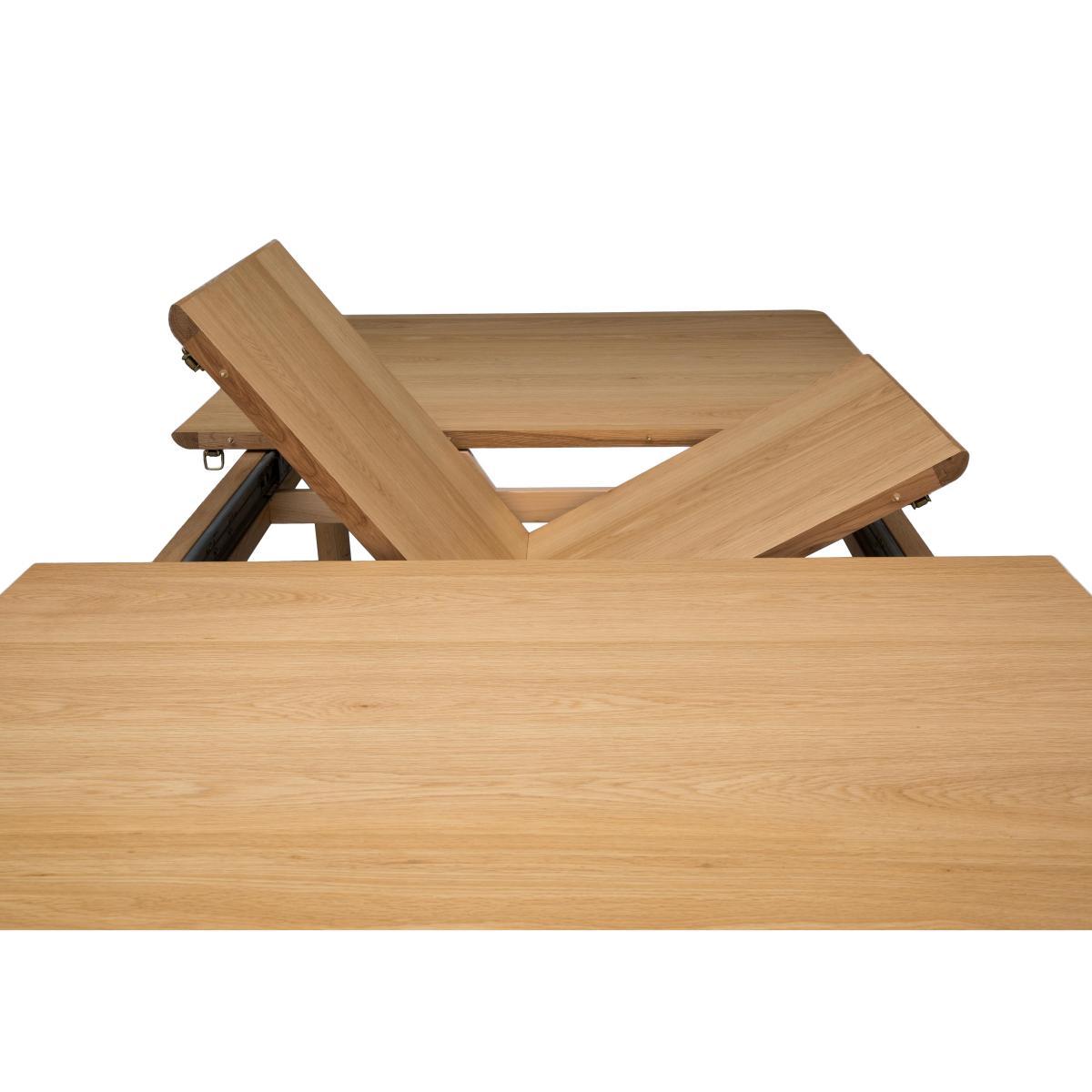 Ercol - Teramo Medium Dining Table and 4 Slatted Chairs - Brown – image 5