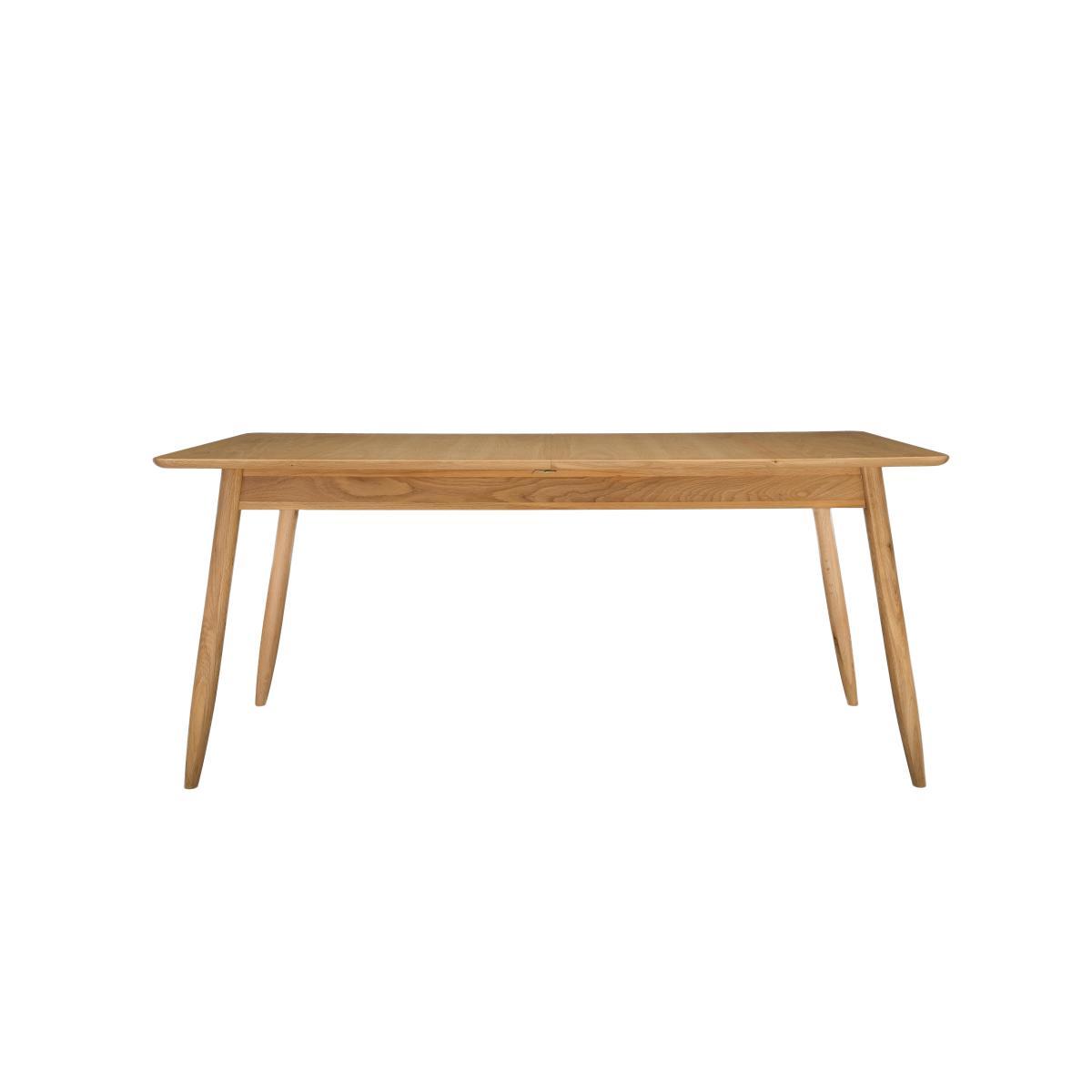 Ercol - Teramo Medium Dining Table and 4 Slatted Chairs - Brown – image 7