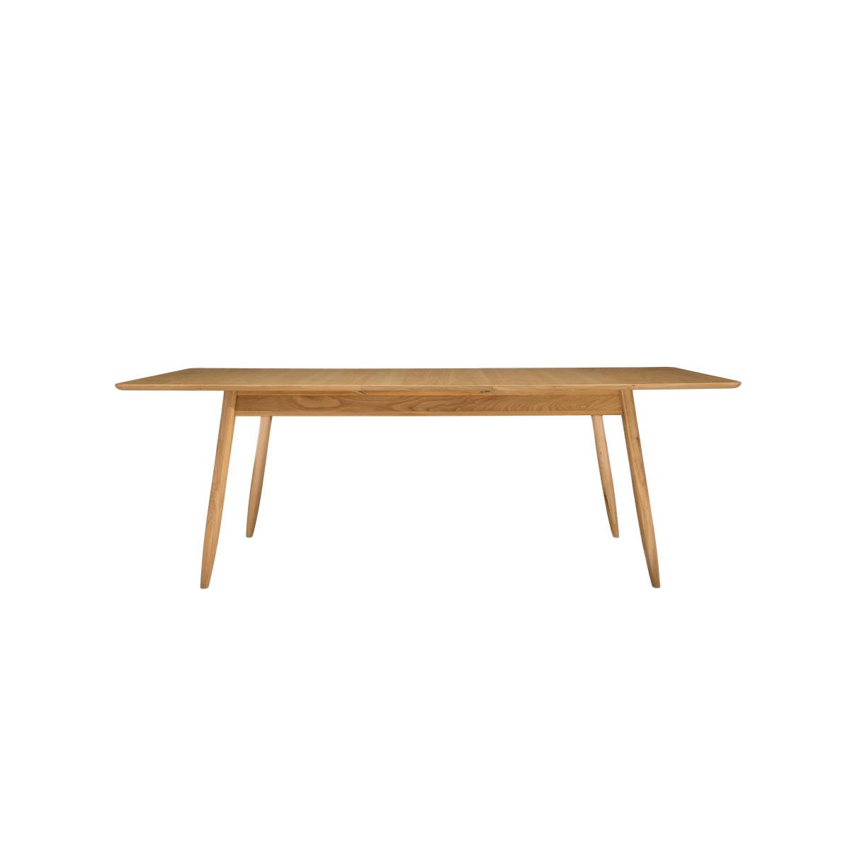 Ercol - Teramo Medium Dining Table and 4 Slatted Chairs - Brown – image 8