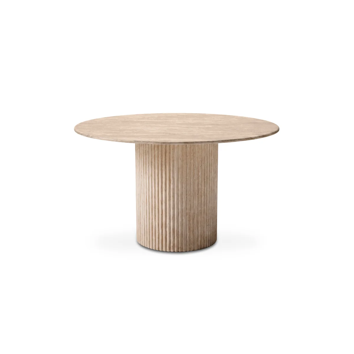 Romeo Round Dining Table and 4 Fabric Chairs - Dining Room Furniture - In Time for Christmas – image 6