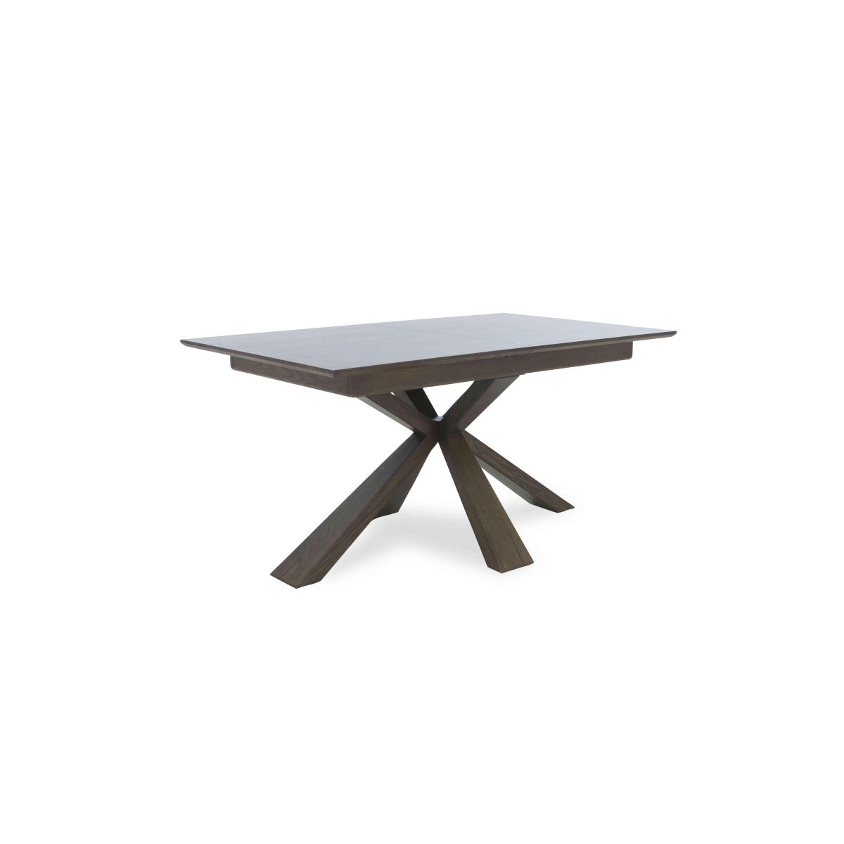 Saigon Extending Dining Table with Wooden Base and 6 Green Velvet Chairs - Forest – image 6