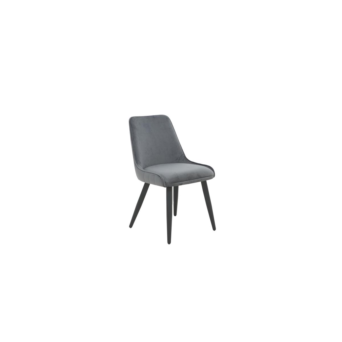Noir Dining Table with U-Leg Base and 6 Chairs - 180-cm - Taupe – image 6