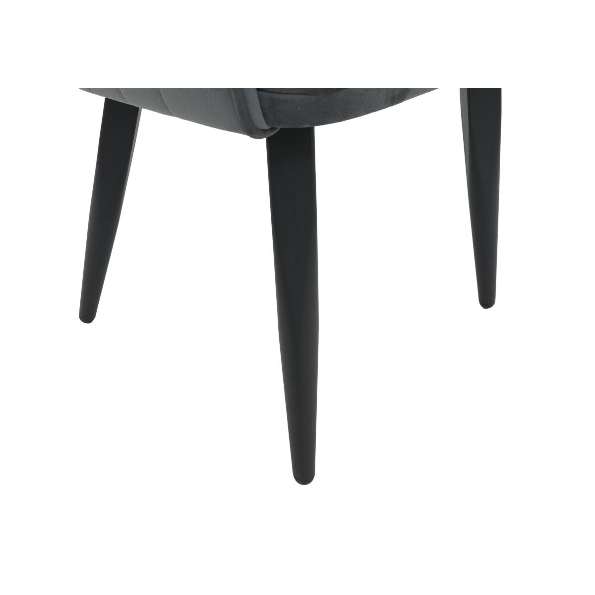 Noir Dining Table with U-Leg Base and 6 Chairs - 180-cm - Taupe – image 9