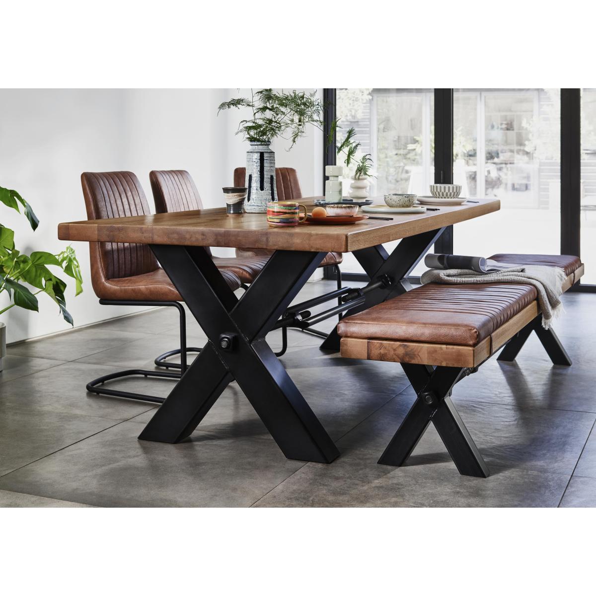 Bodahl - Terra Dining Table, 3 Grey Chairs and Bench Set - Old Bassano – image 3