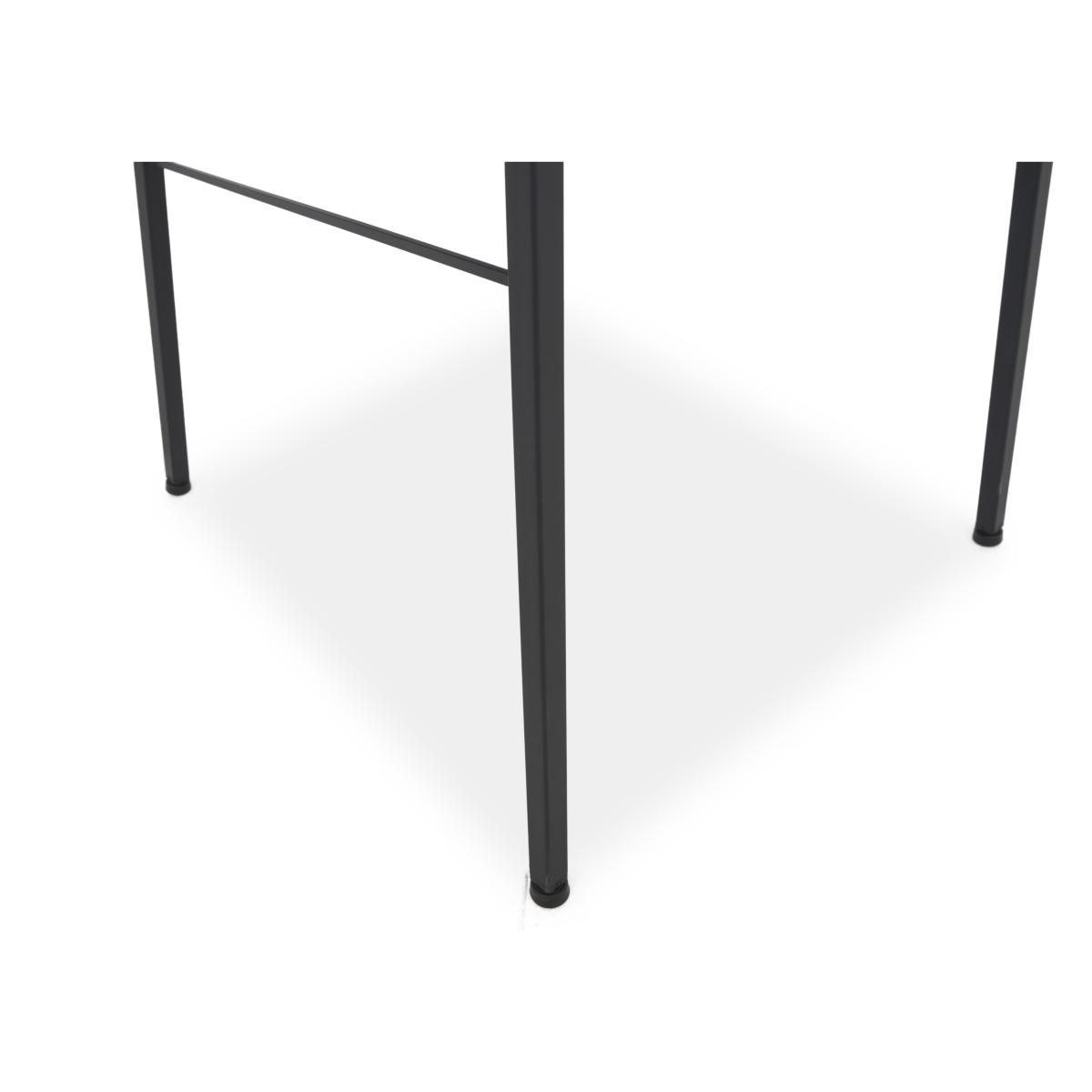 Habufa - Montreal Dining Table with U-Shaped Legs and 6 Fausto Chairs - Grey – image 5