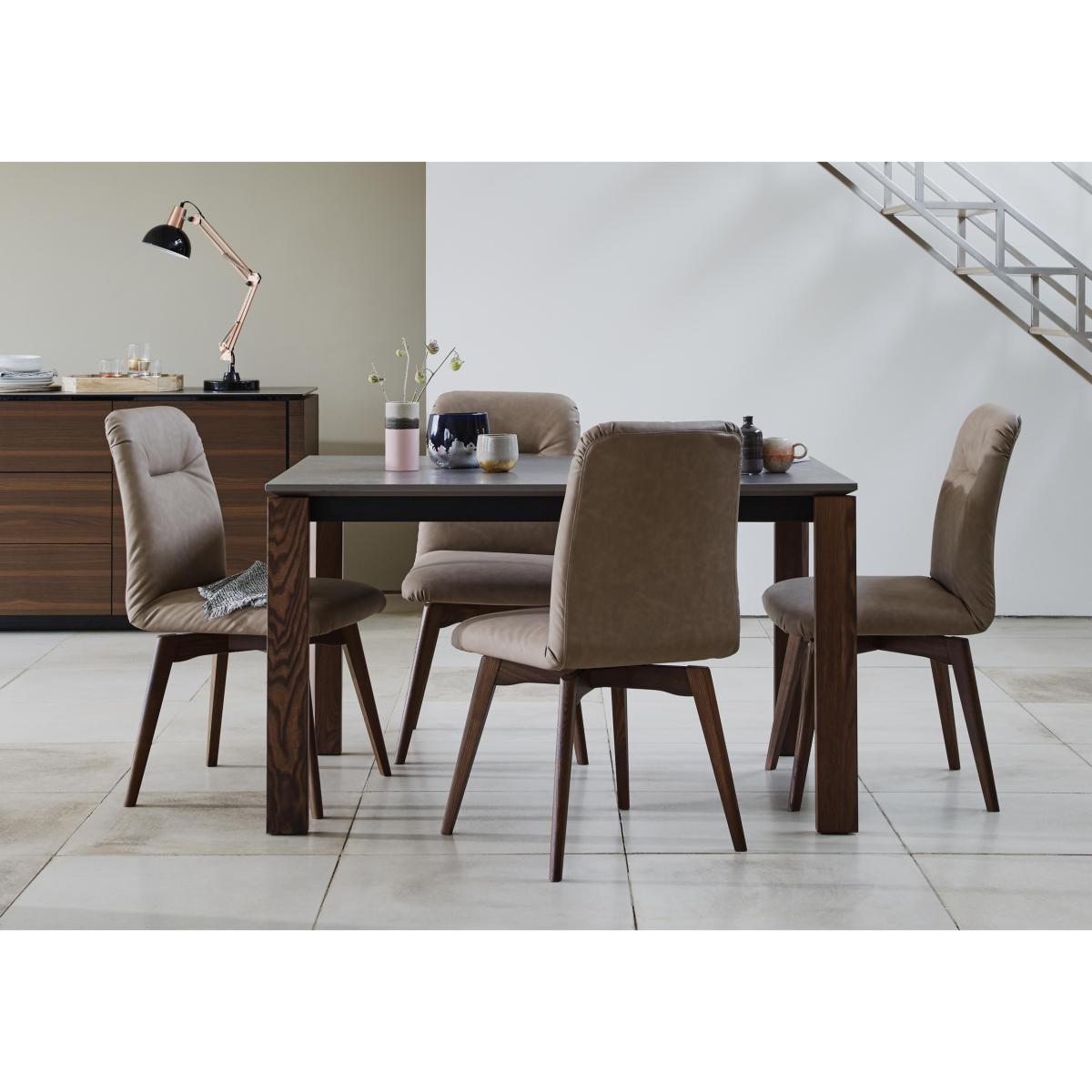 Calligaris - New Eminence Dining Table and 4 Fixed Chairs - 160-cm - Brown – image 2