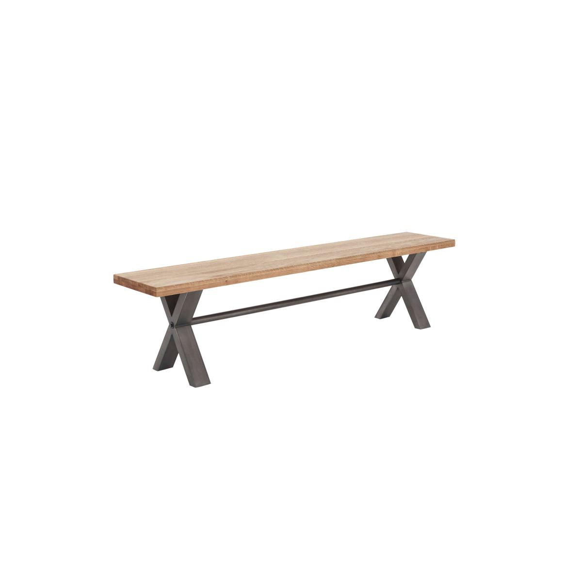 Earth Large Live Edge Dining Table with a Large Bench and 4 Chairs - Graphite – image 5