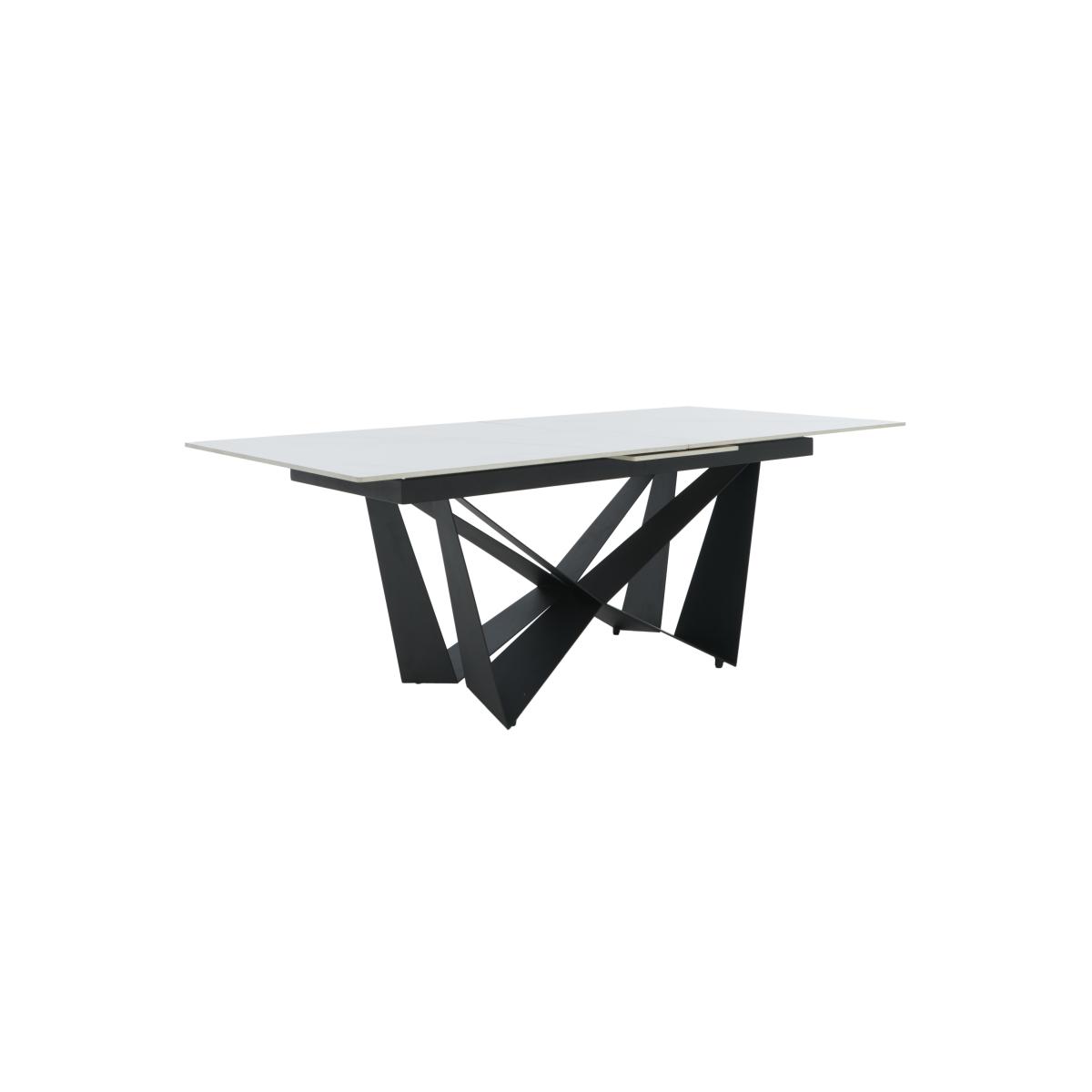 Marvel Black 200 cm Extending Dining Table and 4 Swivel Chairs - Charcoal – image 8