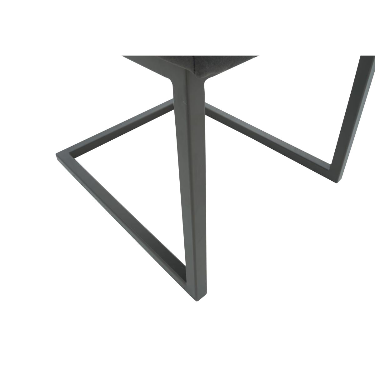 Moon Dining Table with 4 Cantilever Chairs and Bench Set - 150-cm – image 9