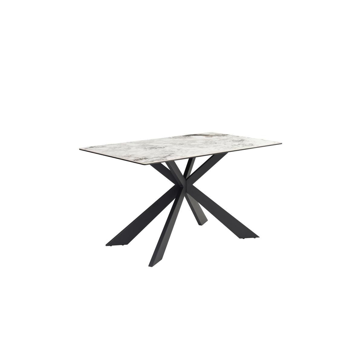 Kos Dining Table with 6 Velvet Dining Chairs Dining Set - Grey – image 5