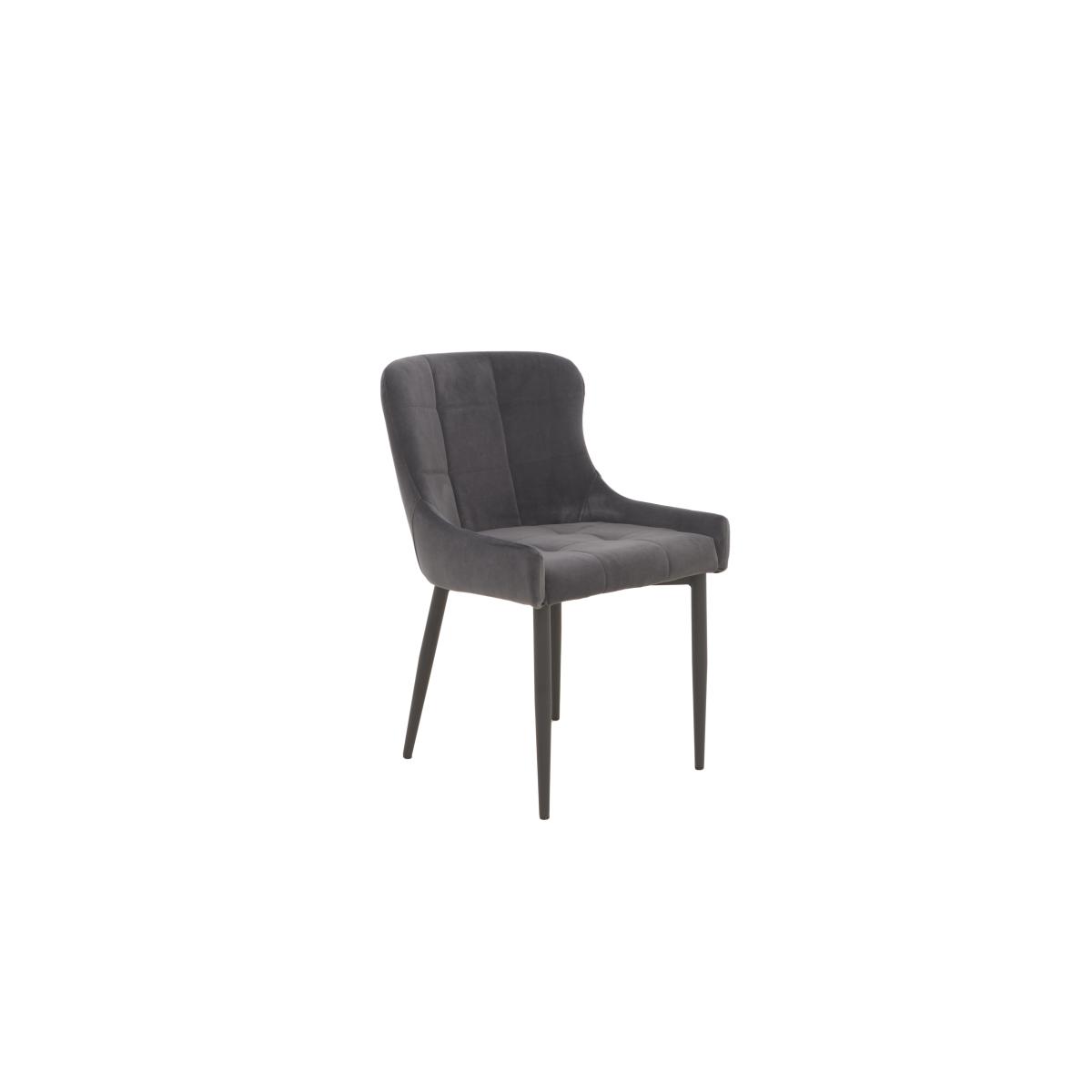 Kos Dining Table with 6 Velvet Dining Chairs Dining Set - Grey – image 8