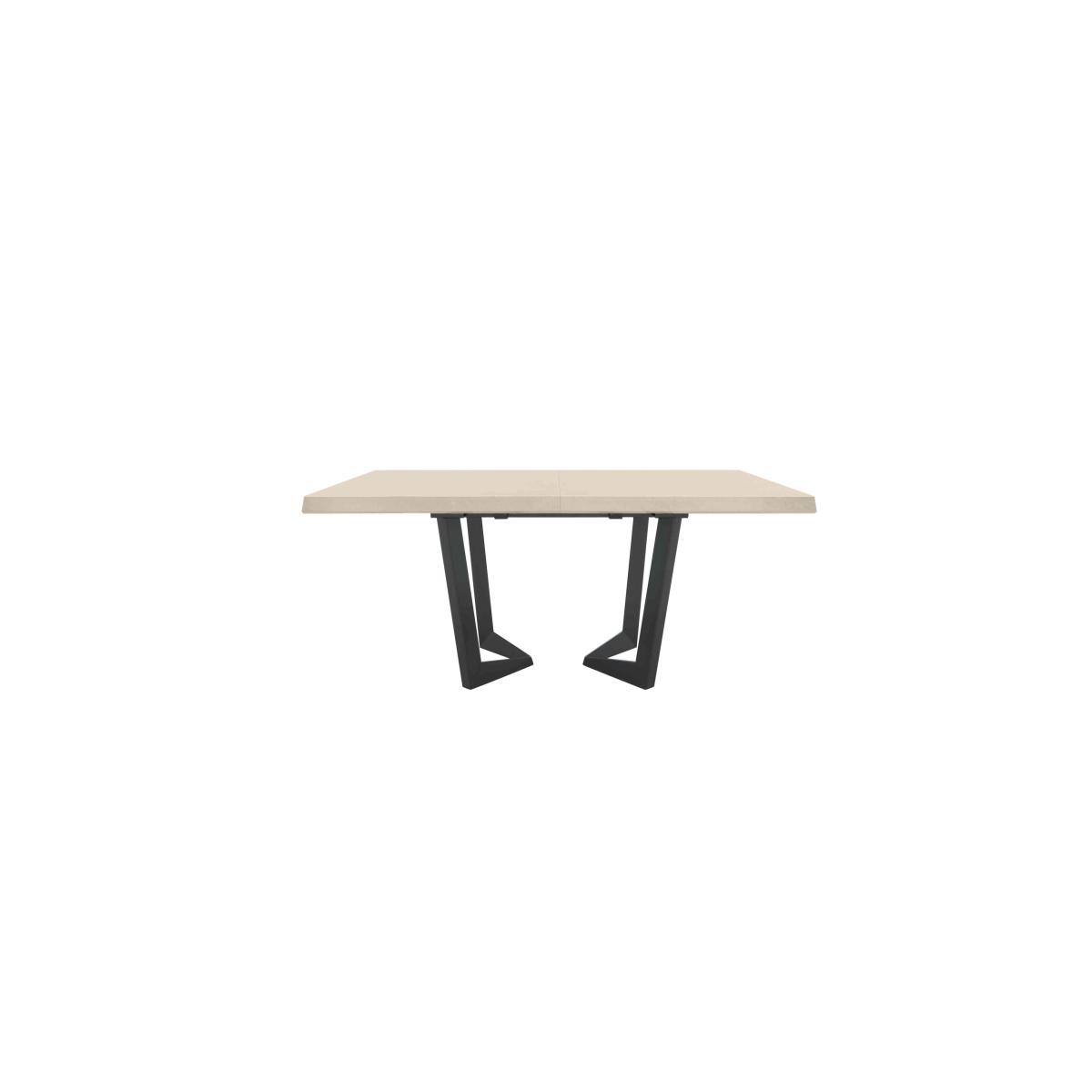 Palazzo 160cm Extending Dining Table in Sand Birch with 8 Capitonne Buttoned Dining Chairs – image 2