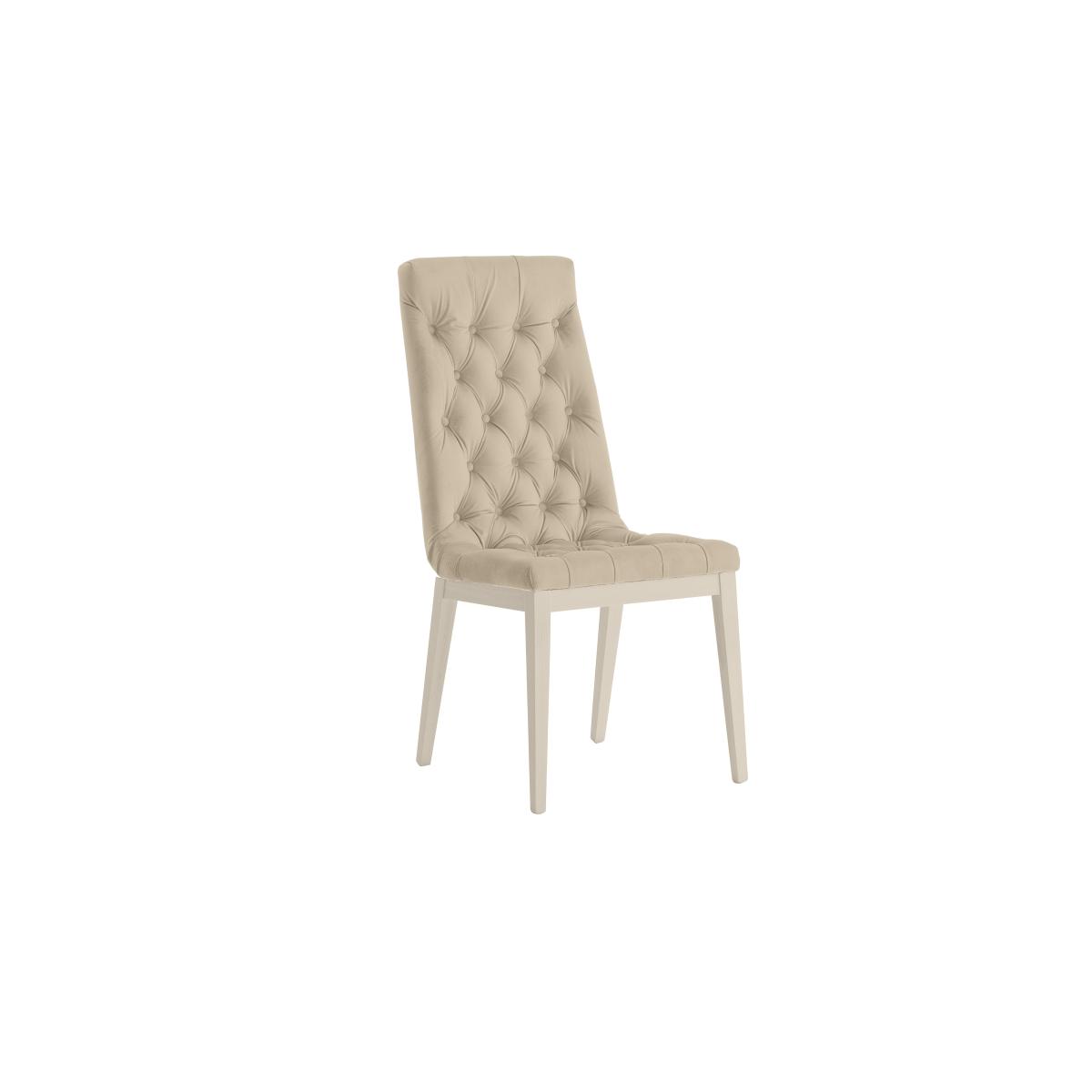 Palazzo 160cm Extending Dining Table in Sand Birch with 8 Capitonne Buttoned Dining Chairs – image 3