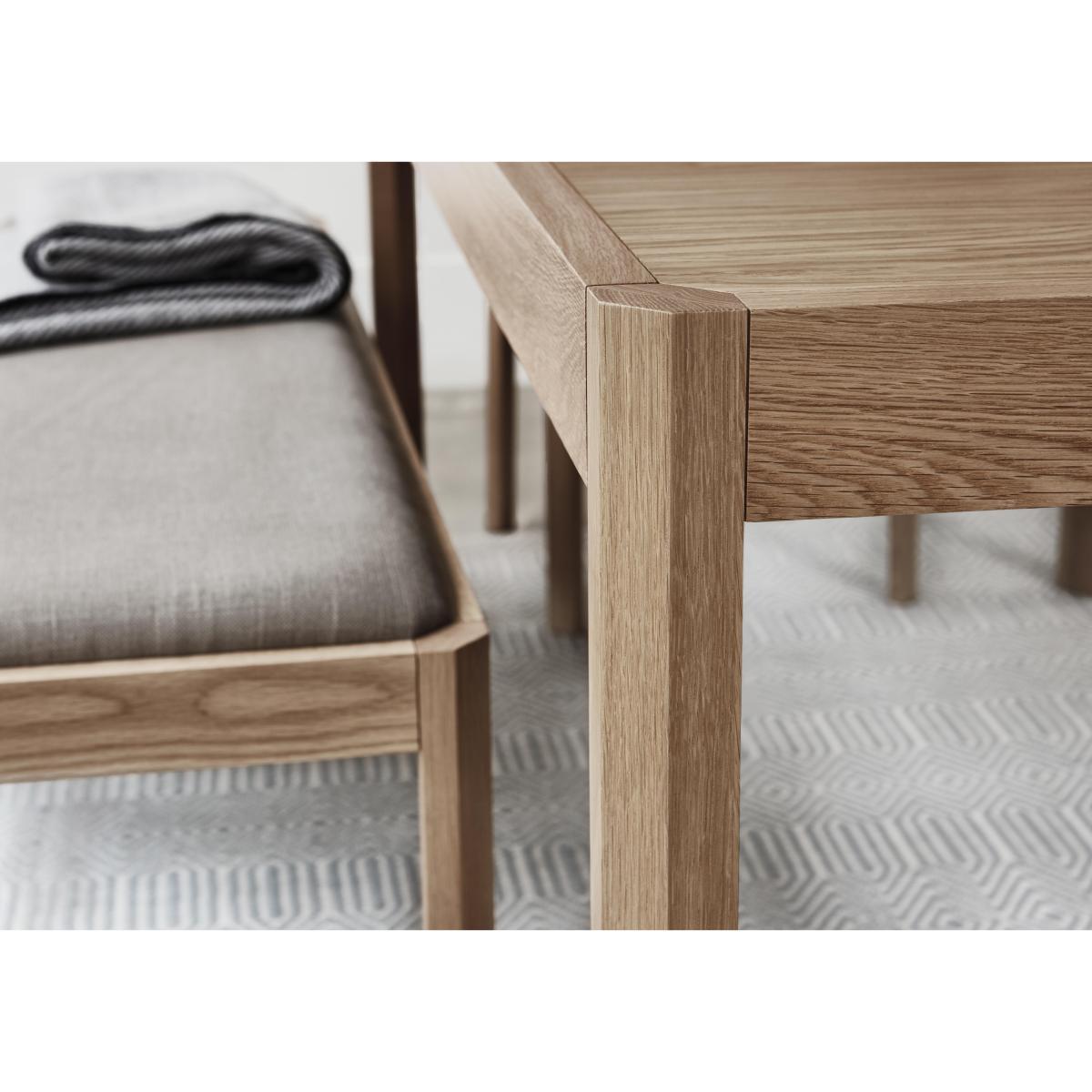 Ercol - Ella Medium Extending Dining Table, 4 Dining Chairs and Medium Dining Bench - Brown – image 4
