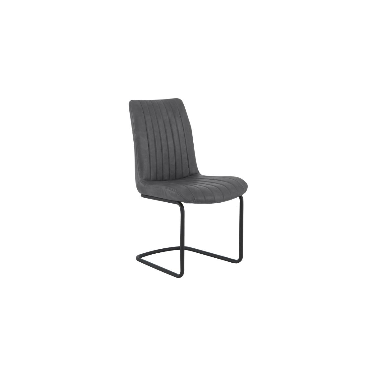 Terra Dining Table with Star Leg & 6 Grey Chairs – image 9