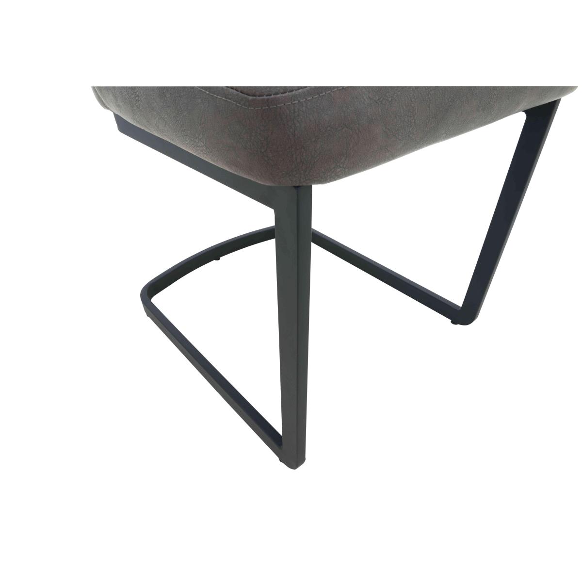 Bodahl - Loki Dining Table with 3 Grey Cantilever Chairs and Bench Set - Old Bassano – image 9