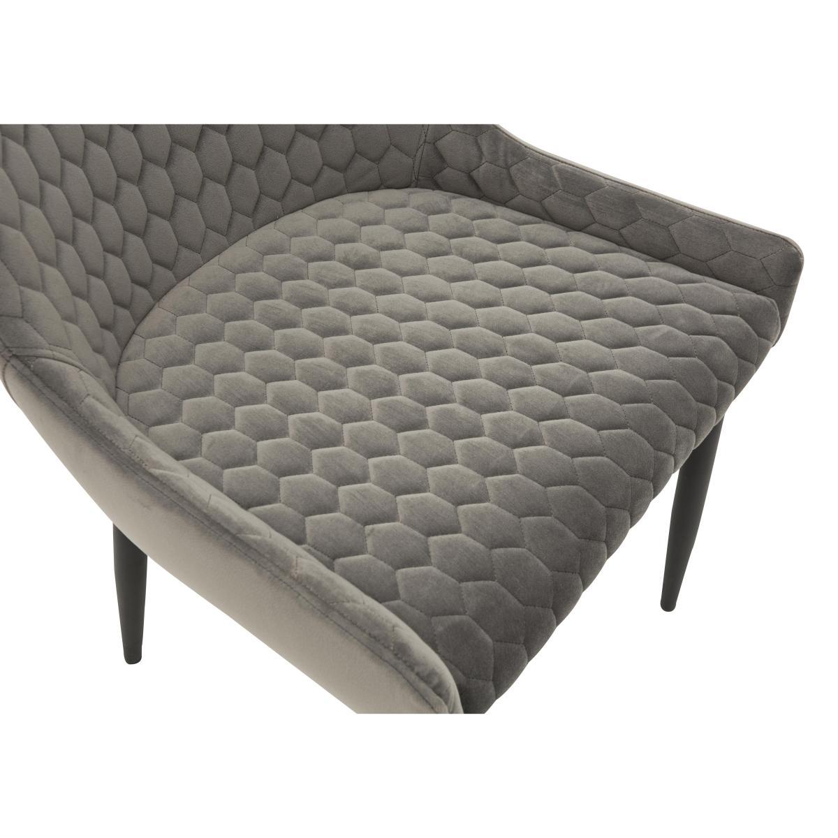 Sapporo Table, 4 Fabric Chairs and Bench Dining Set - Grey – image 4