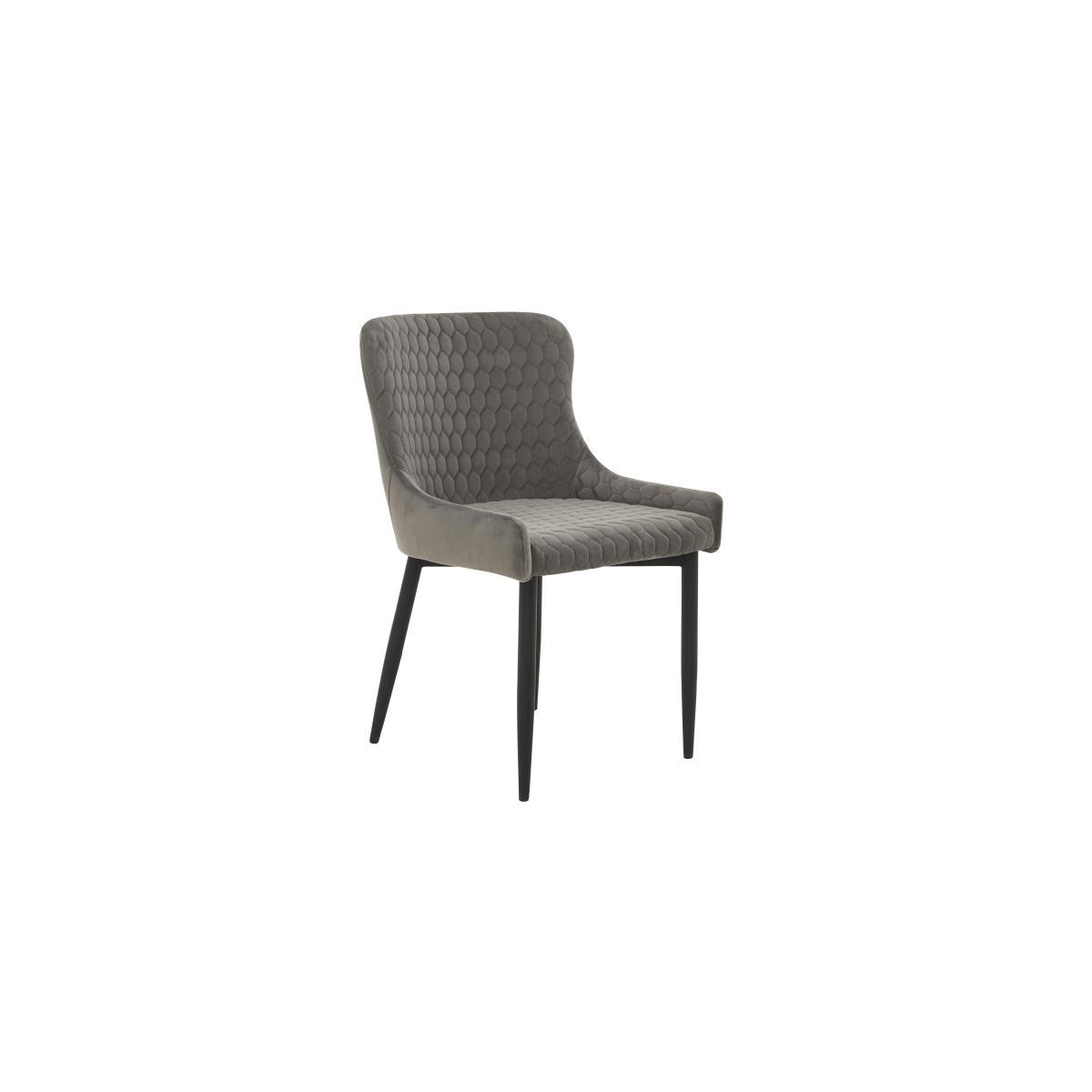 Sapporo Table, 4 Fabric Chairs and Bench Dining Set - Grey – image 8