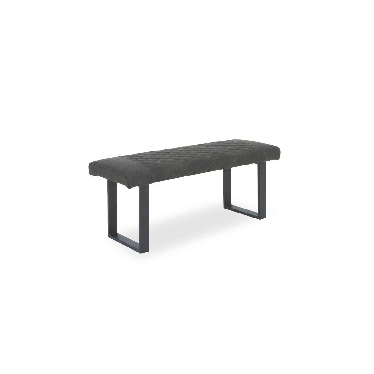 Warrior Crystal White Compact Fixed Dining Table with Left Hand Facing Corner Bench and Standard Bench – image 6