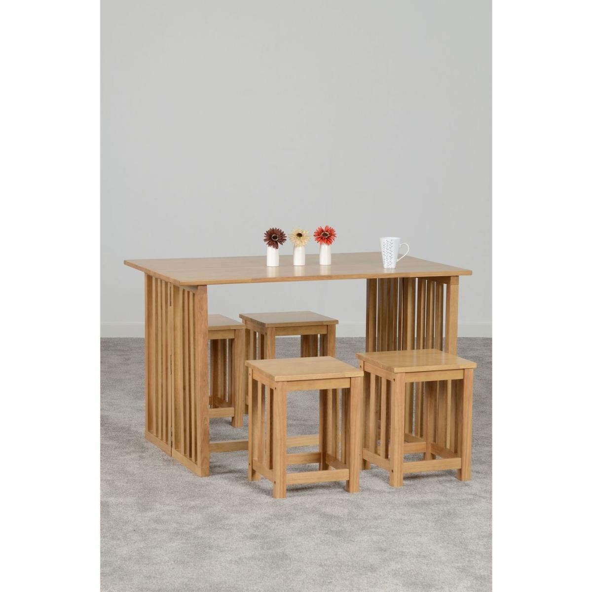 Richmond Foldaway Dining Set Oak Effect – image 5