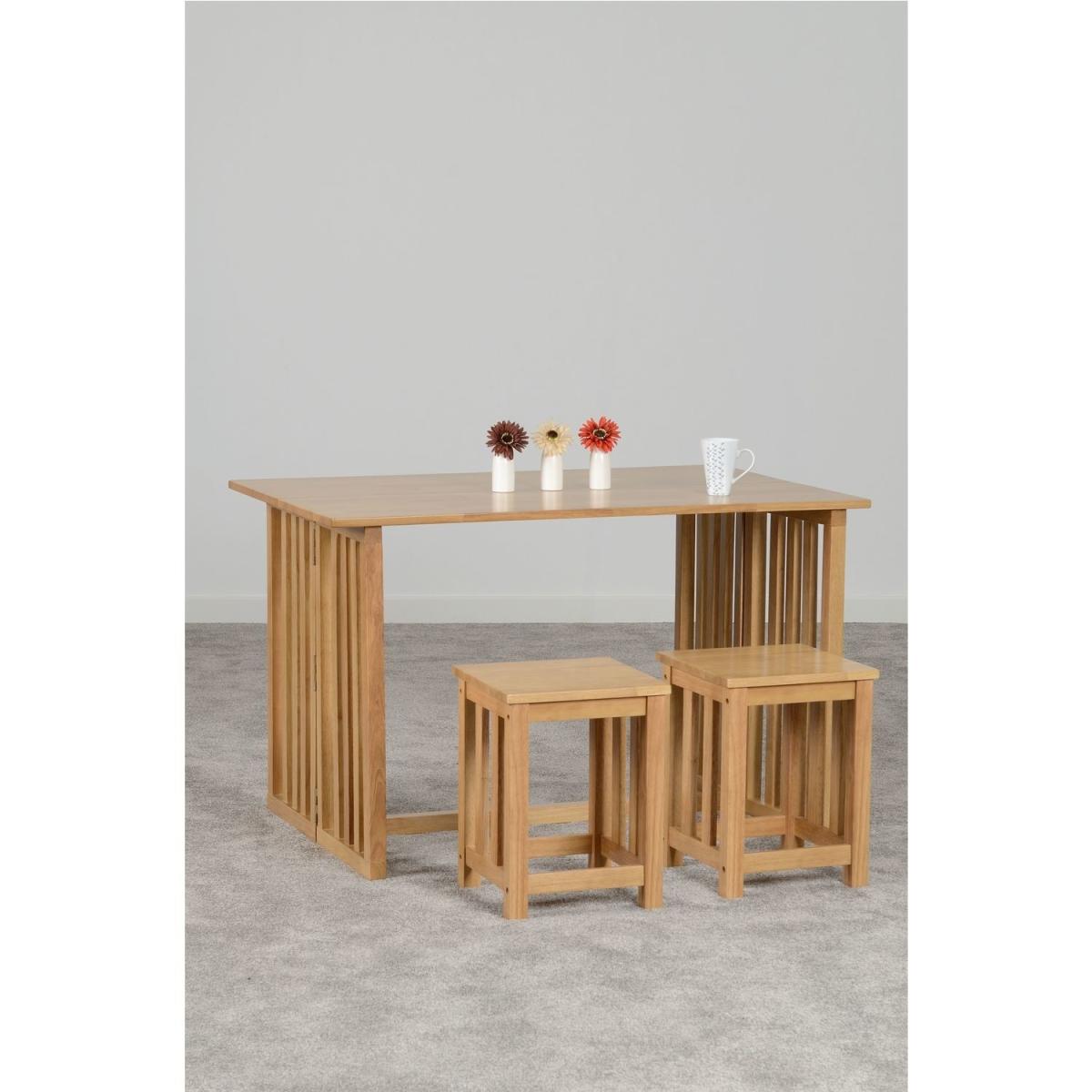 Richmond Foldaway Dining Set Oak Effect – image 7
