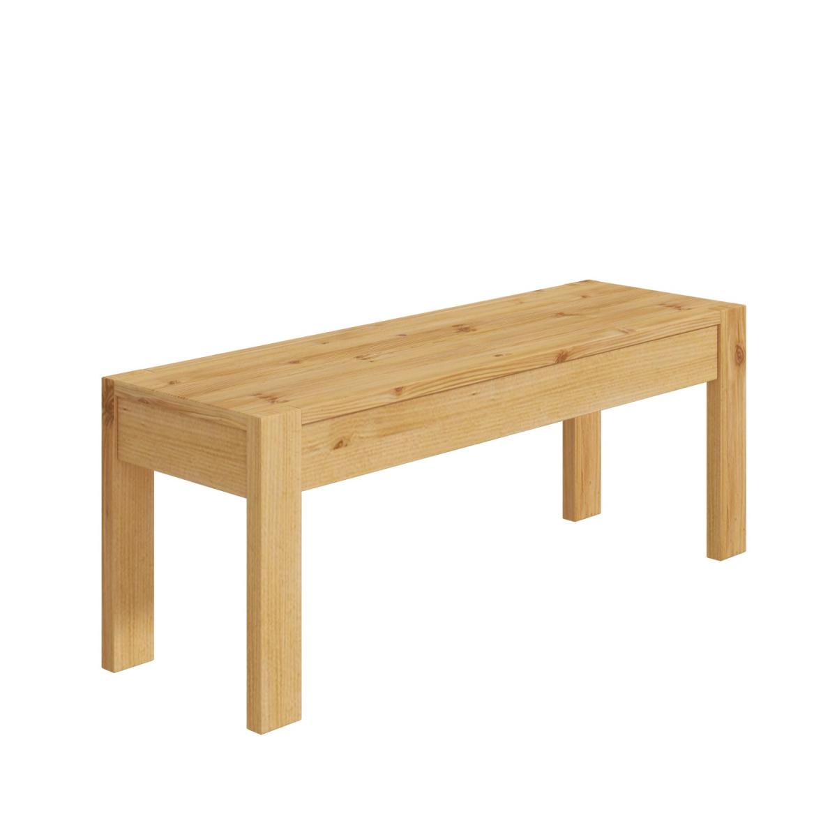 Large Solid Pine Hallway Bench - Seats 2 - Emerson – image 2