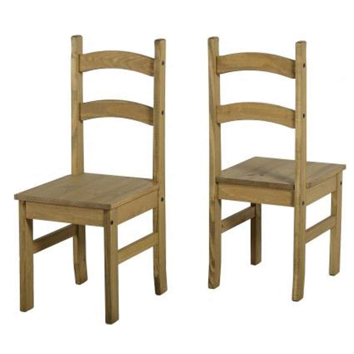 Extendable Dining Table & 8 Chairs in Pine - Corona – image 2