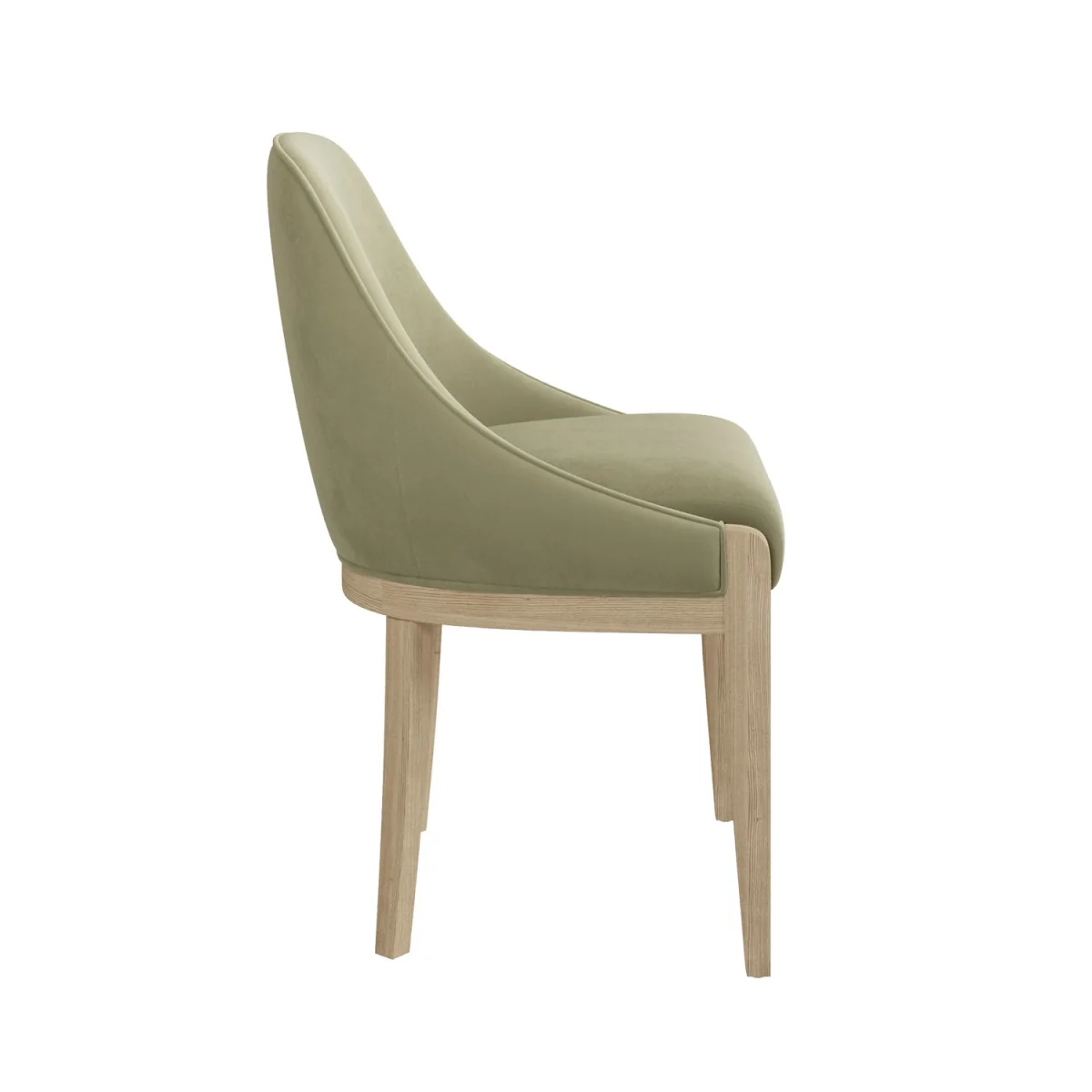 Farmhouse Extending Dining Table Set with 6 Sage Green Velvet Dining Chairs - Madeline – image 11