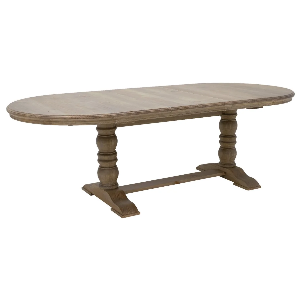 Farmhouse Extending Dining Table Set with 6 Sage Green Velvet Dining Chairs - Madeline – image 6