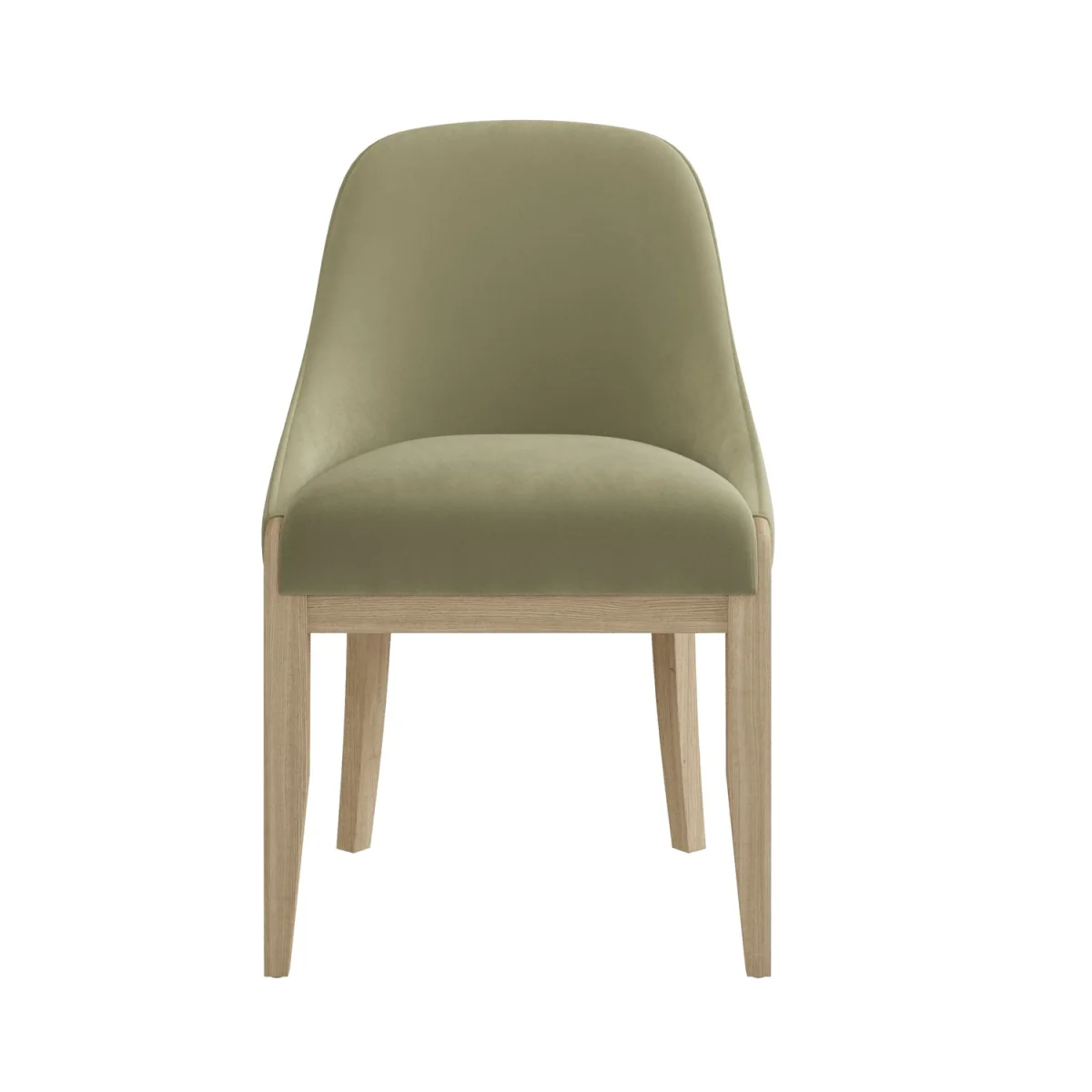 Farmhouse Extending Dining Table Set with 6 Sage Green Velvet Dining Chairs - Madeline – image 10