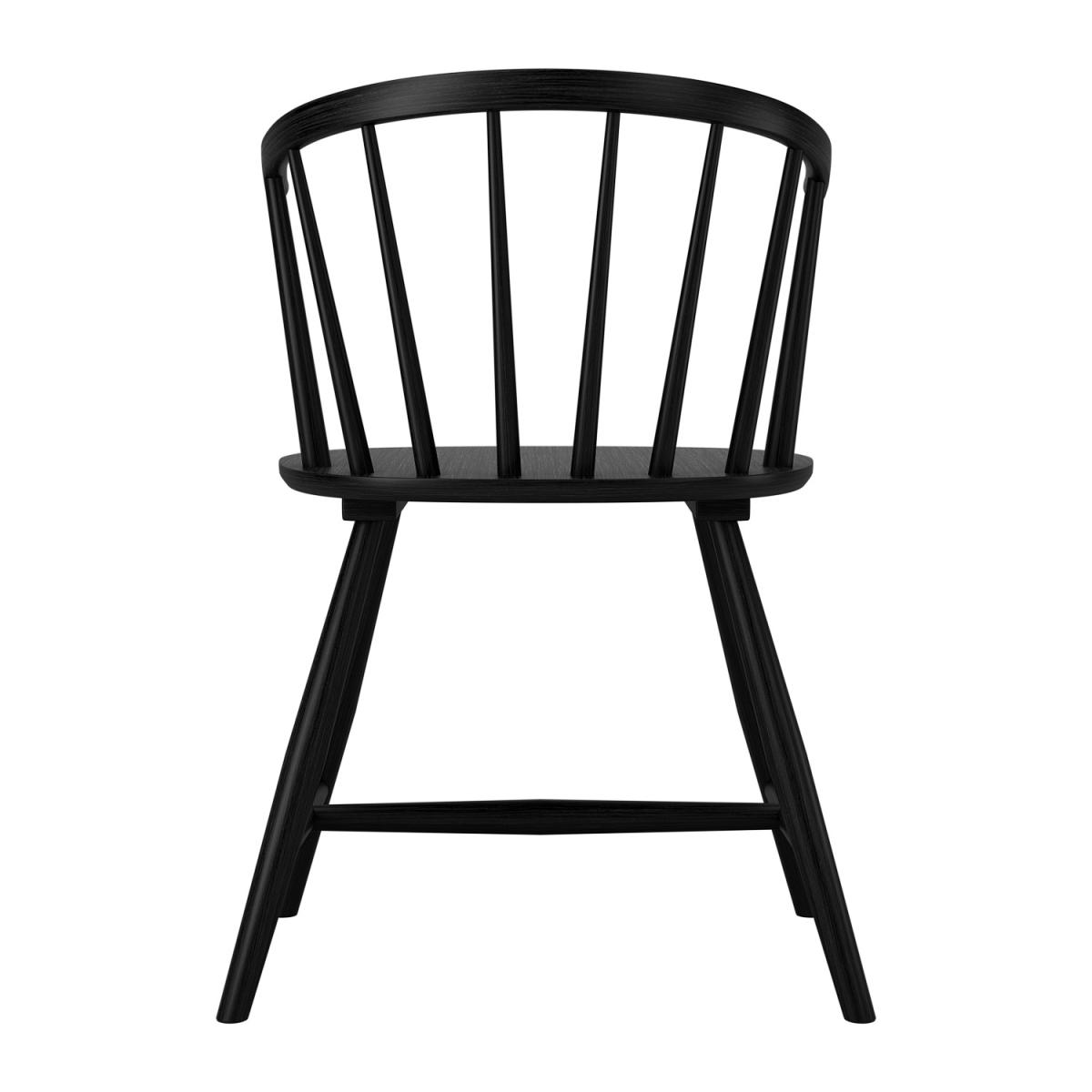 Black Wooden Extendable Dining Table with 4 Spindle Dining Chairs & 2 Curved Back Spindle Dining Chairs - Olsen – image 11