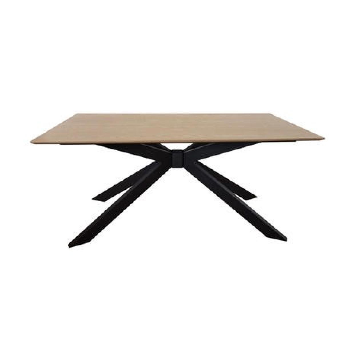 Industrial Oak Dining Table with 6 Orange Velvet Dining Chairs - Carson – image 6