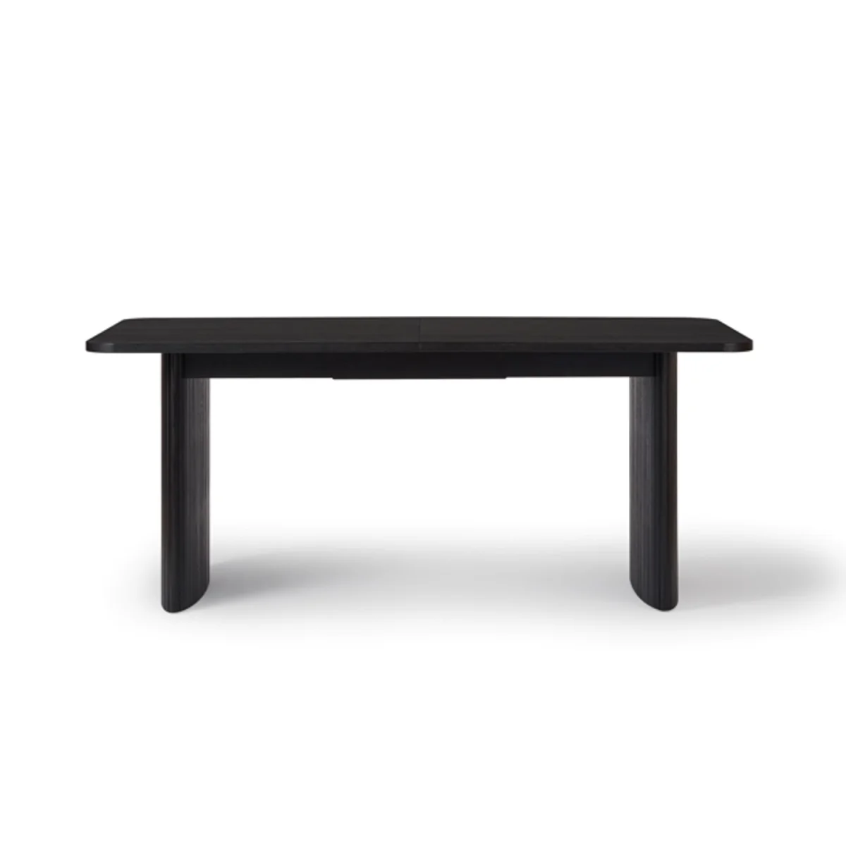 Black Oak Extendable Dining Table with 6 Mink Velvet Wooden Dining Chairs - Jare – image 4