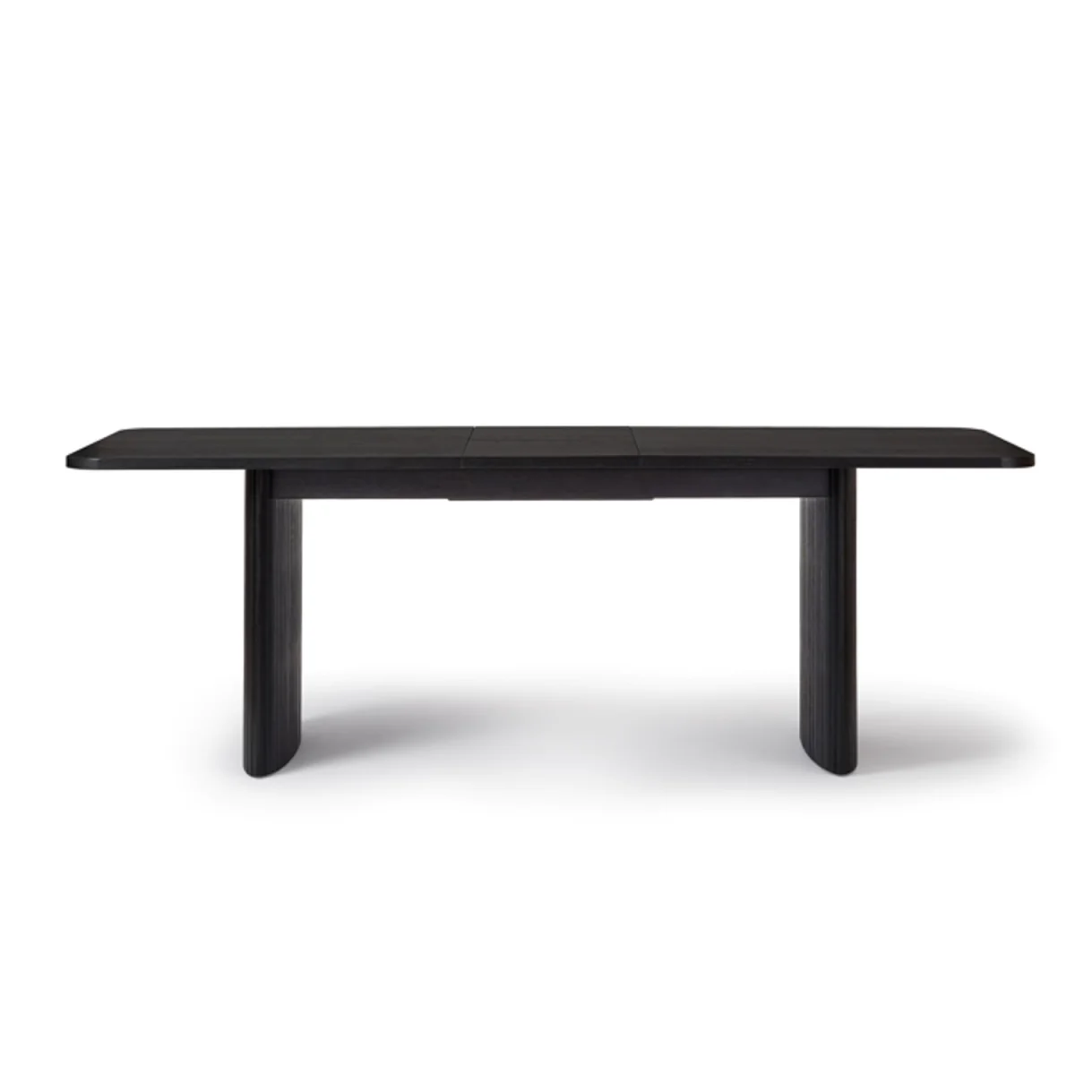 Black Oak Extendable Dining Table with 6 Mink Velvet Wooden Dining Chairs - Jare – image 5