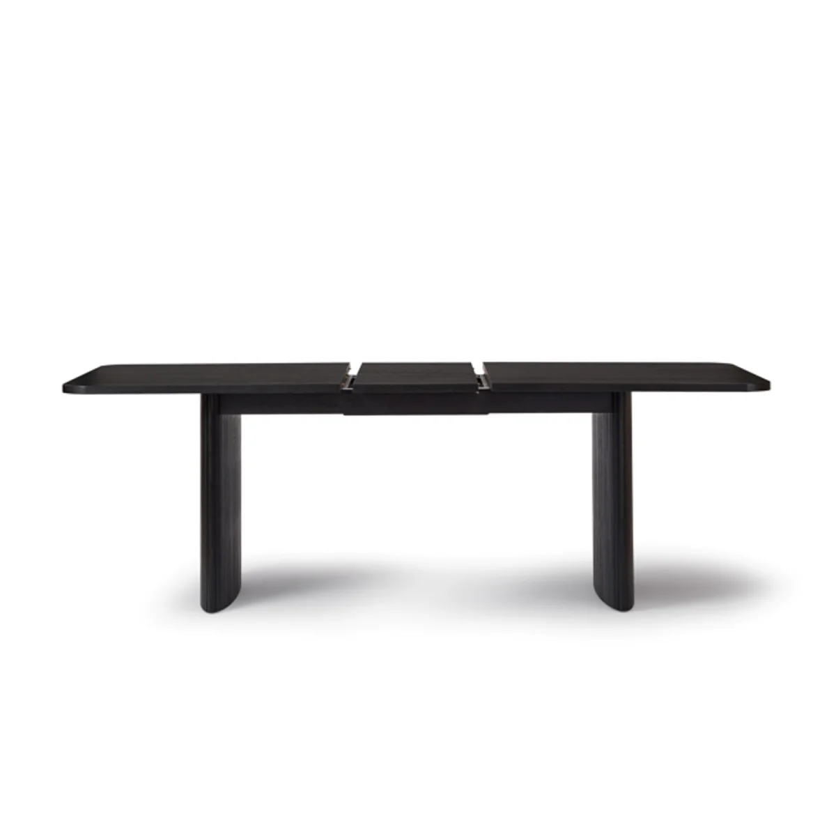 Black Oak Extendable Dining Table with 6 Mink Velvet Wooden Dining Chairs - Jare – image 8